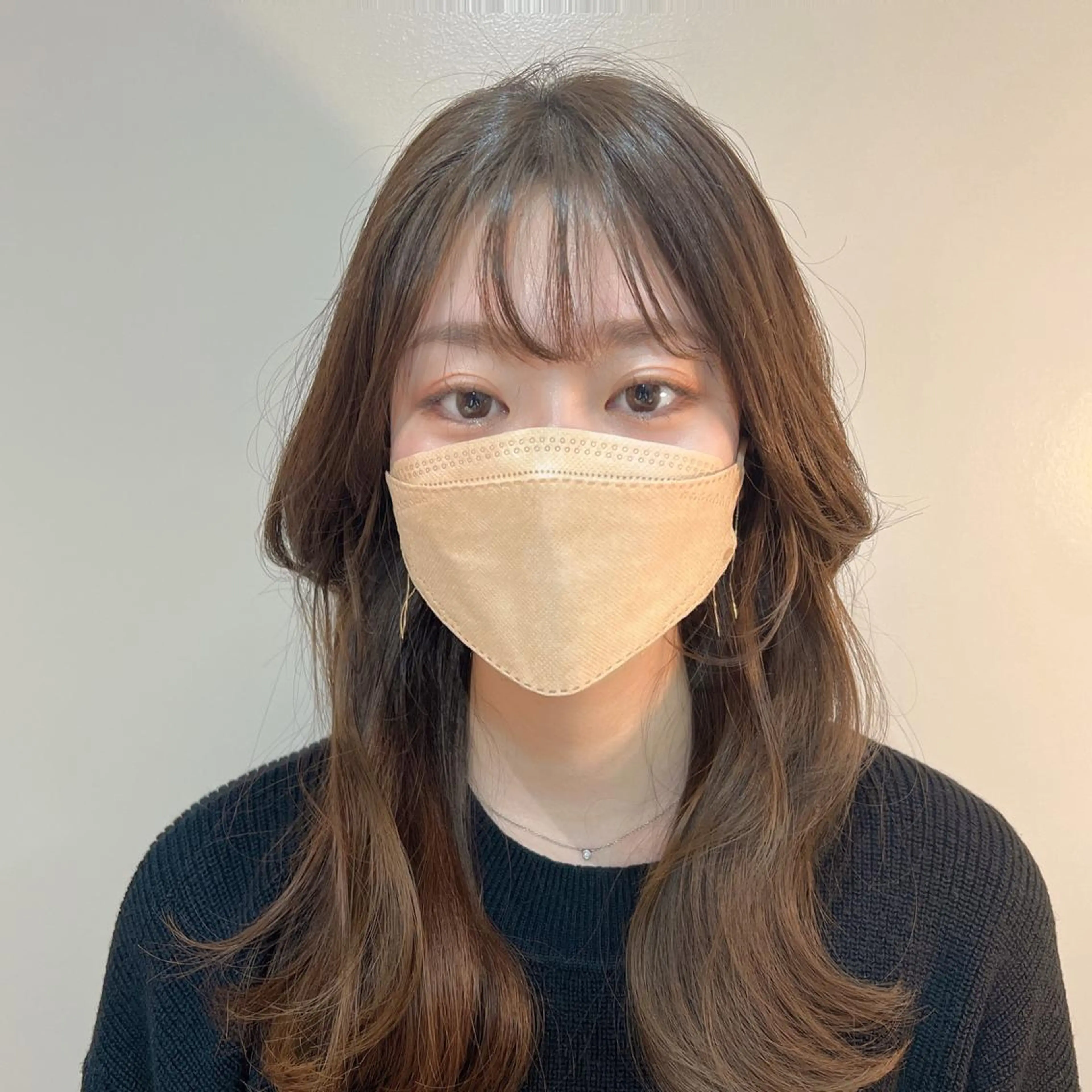 セミロング ヘアカラー トリートメント パーソナルカラー lapiax阿部のヘアスタイル
