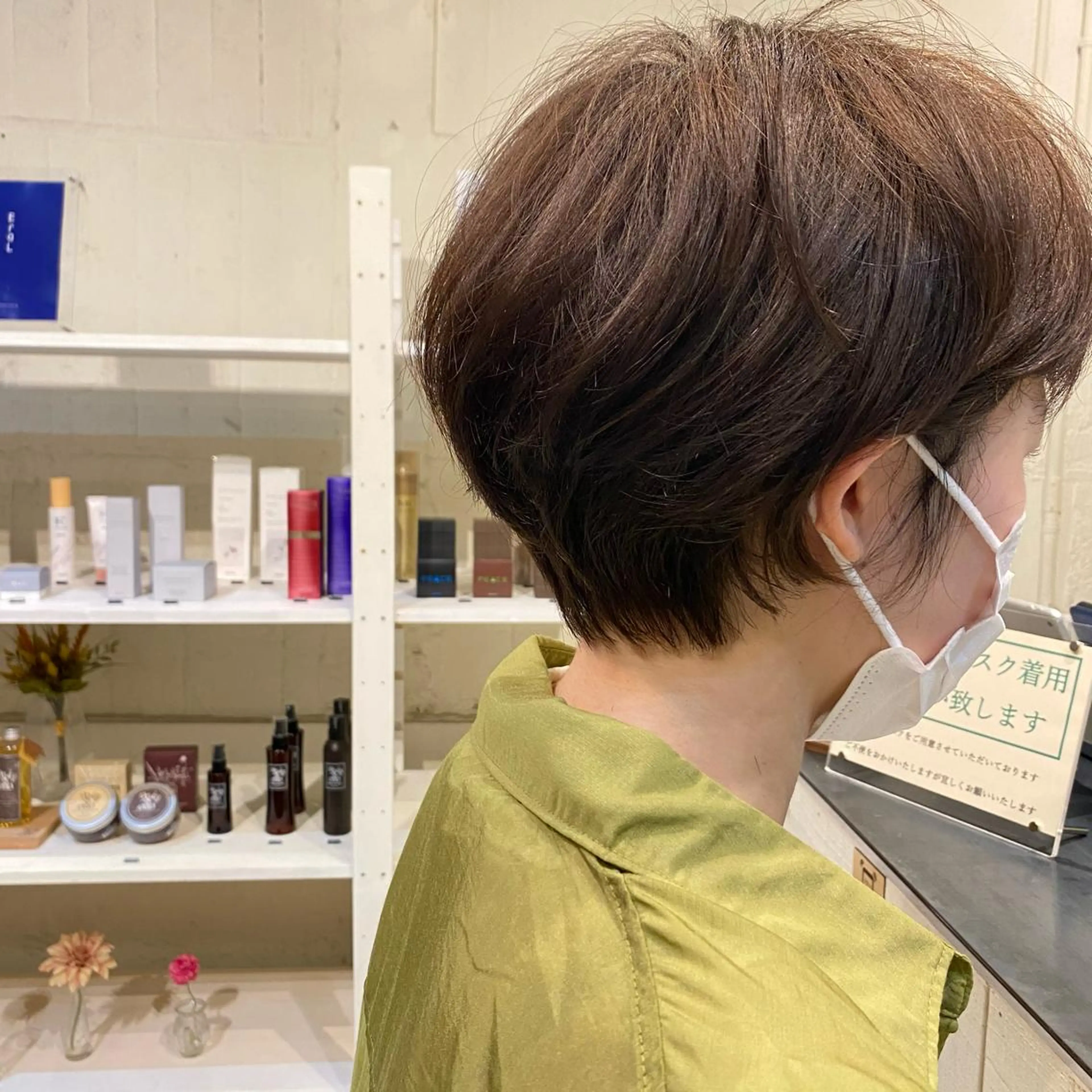 ショート 谷九/天王寺/上本町 ショート/ボブ/北川のヘアスタイル