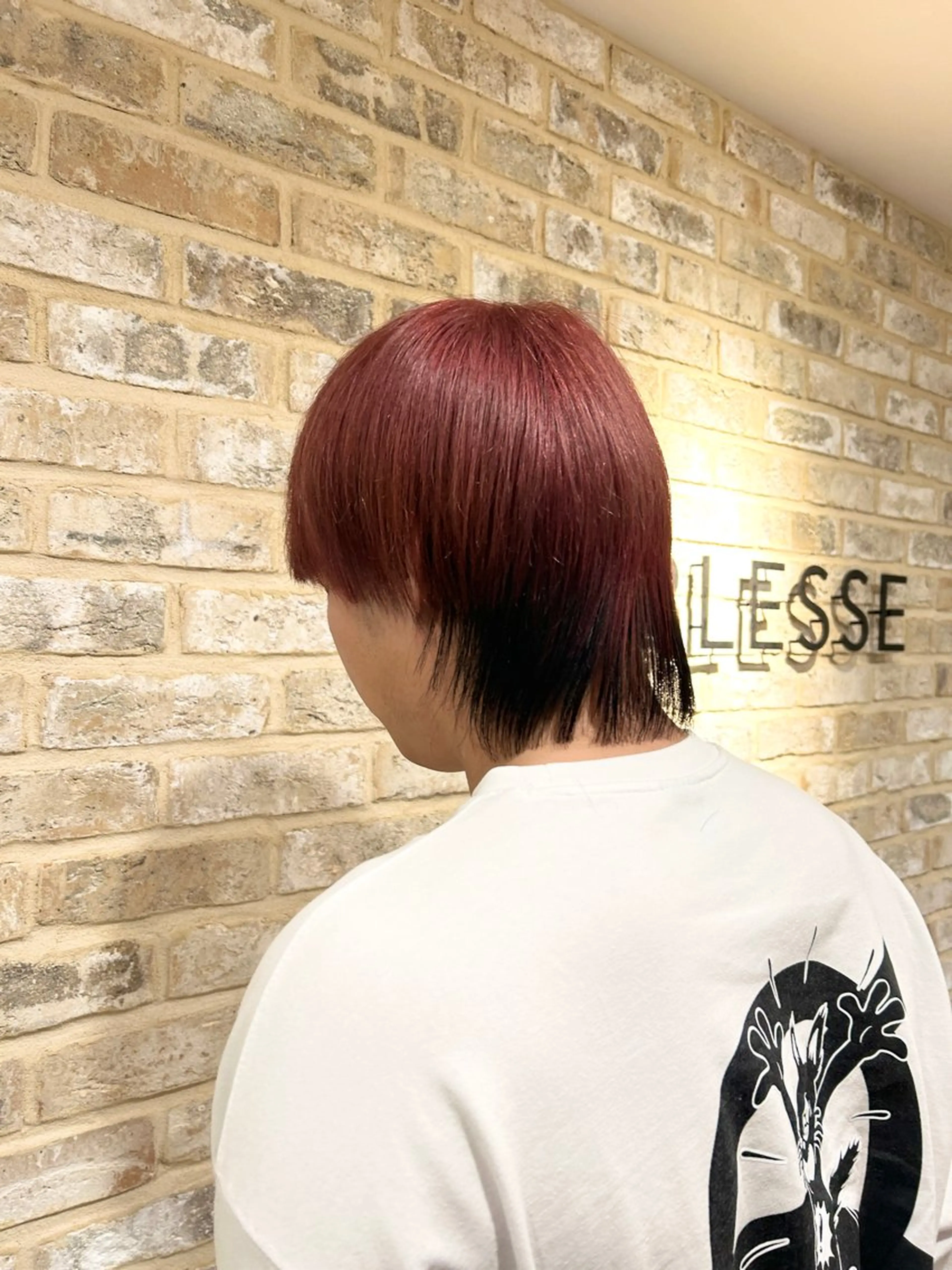 カラー メンズ デザインカラー ヘアカラー トリートメント ウルフ/レイヤー /suzuhaのヘアスタイル