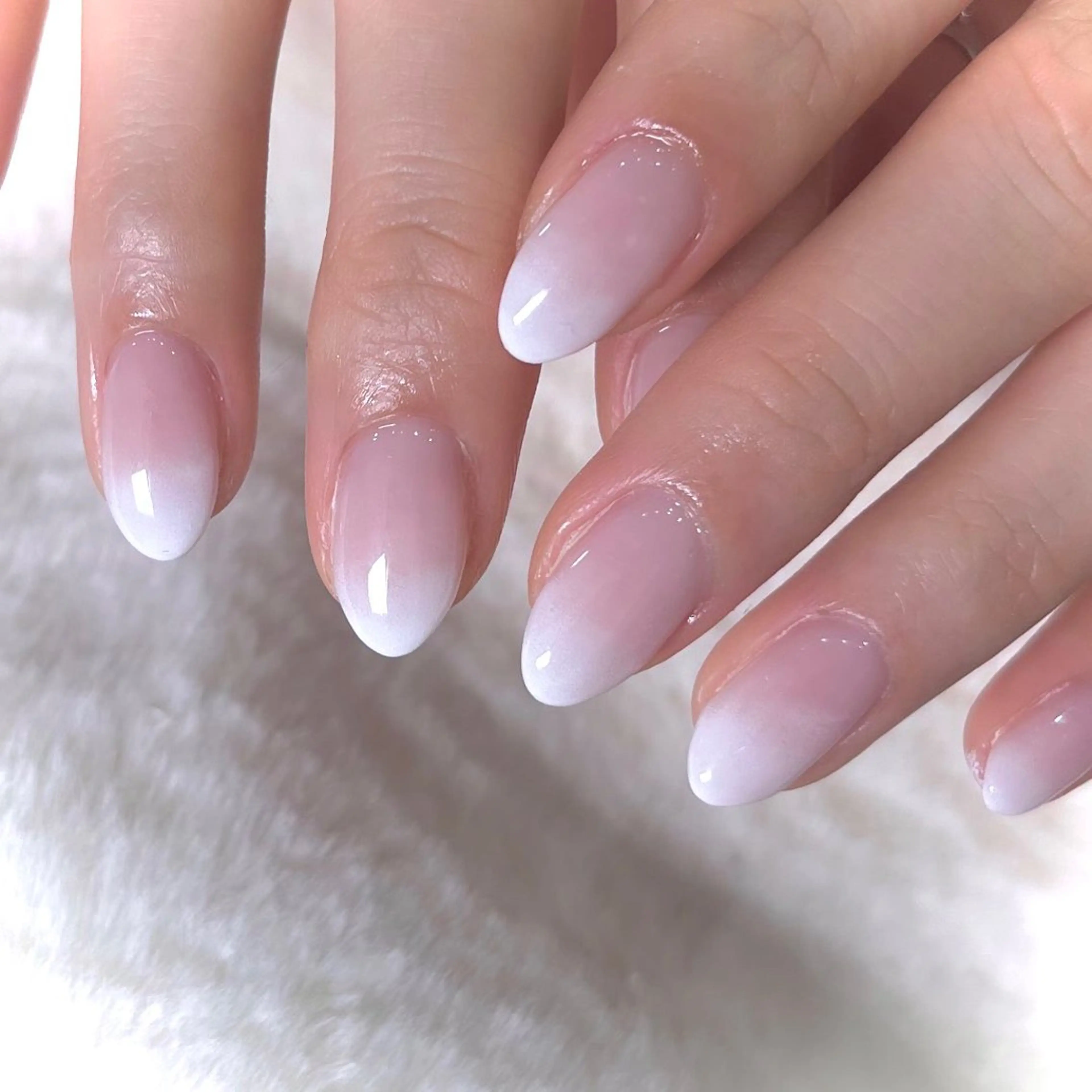 ネイル グラデーション ピンク ハンドネイル METORO NAILのネイルデザイン