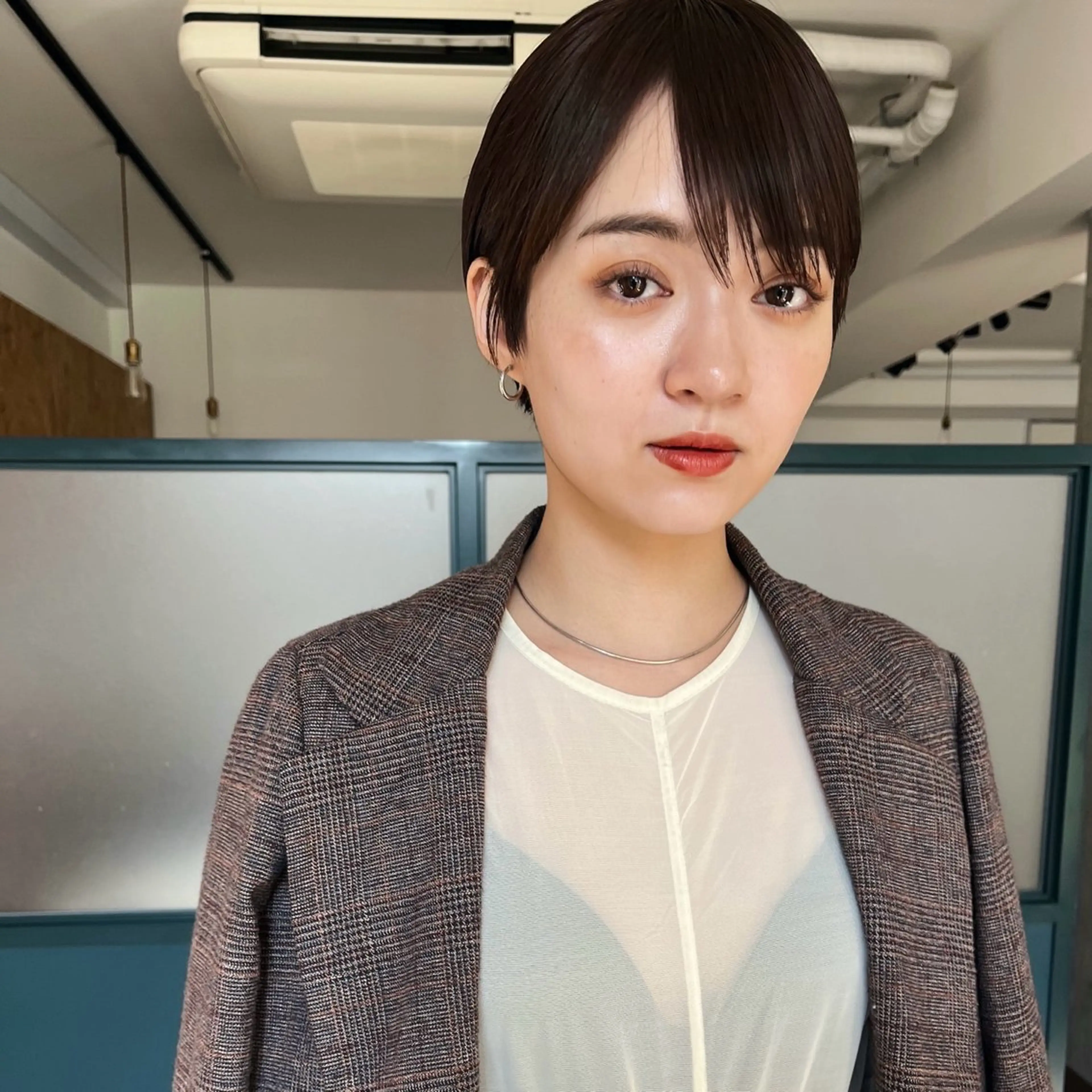 ショート カラー ショートヘア 暖色/パーマ 🌼クニトウメイのヘアスタイル