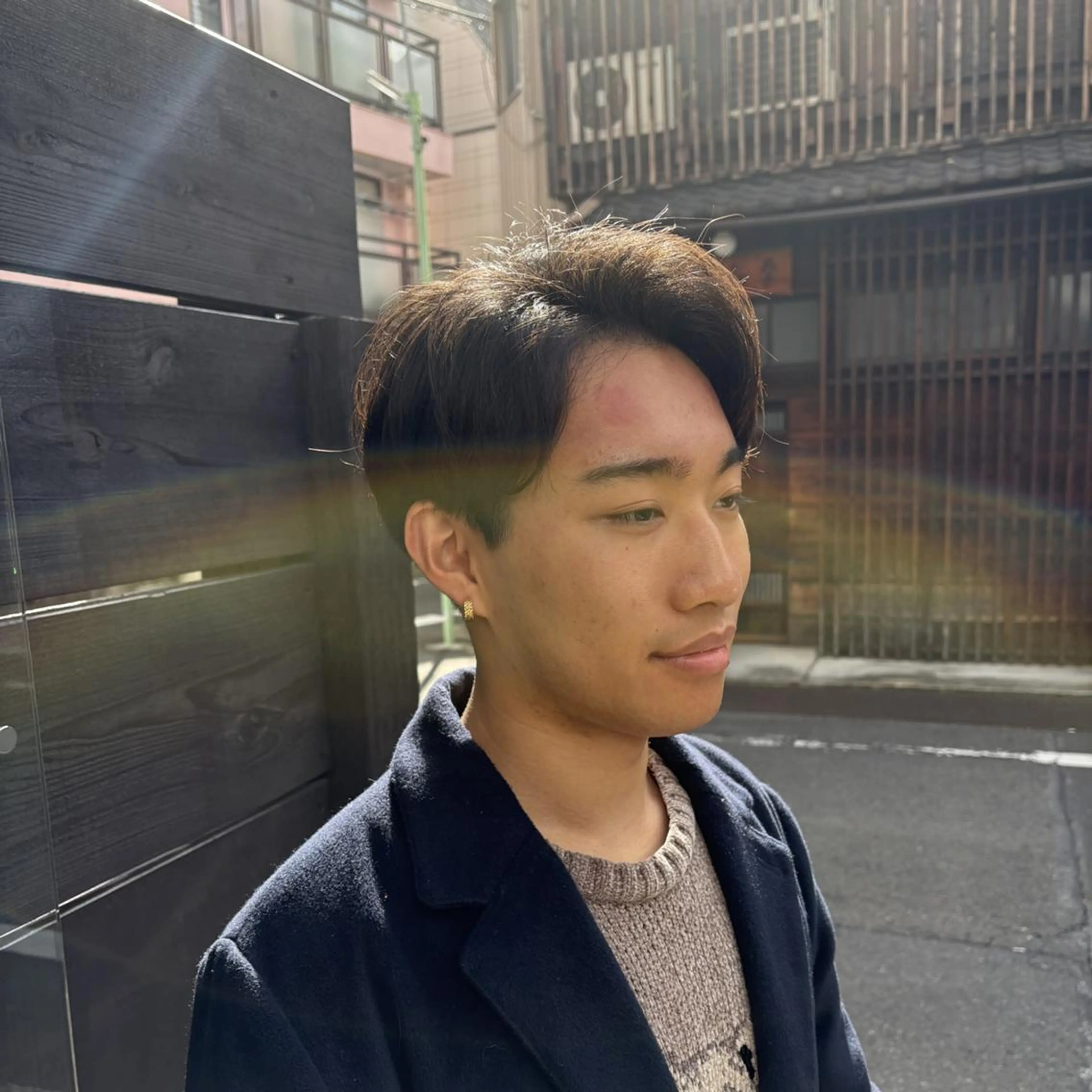 ショート メンズ メンズパーマ 学生（メンズ向け） 学生 カット パーマPrivate SalonNoa名駅のヘアスタイル