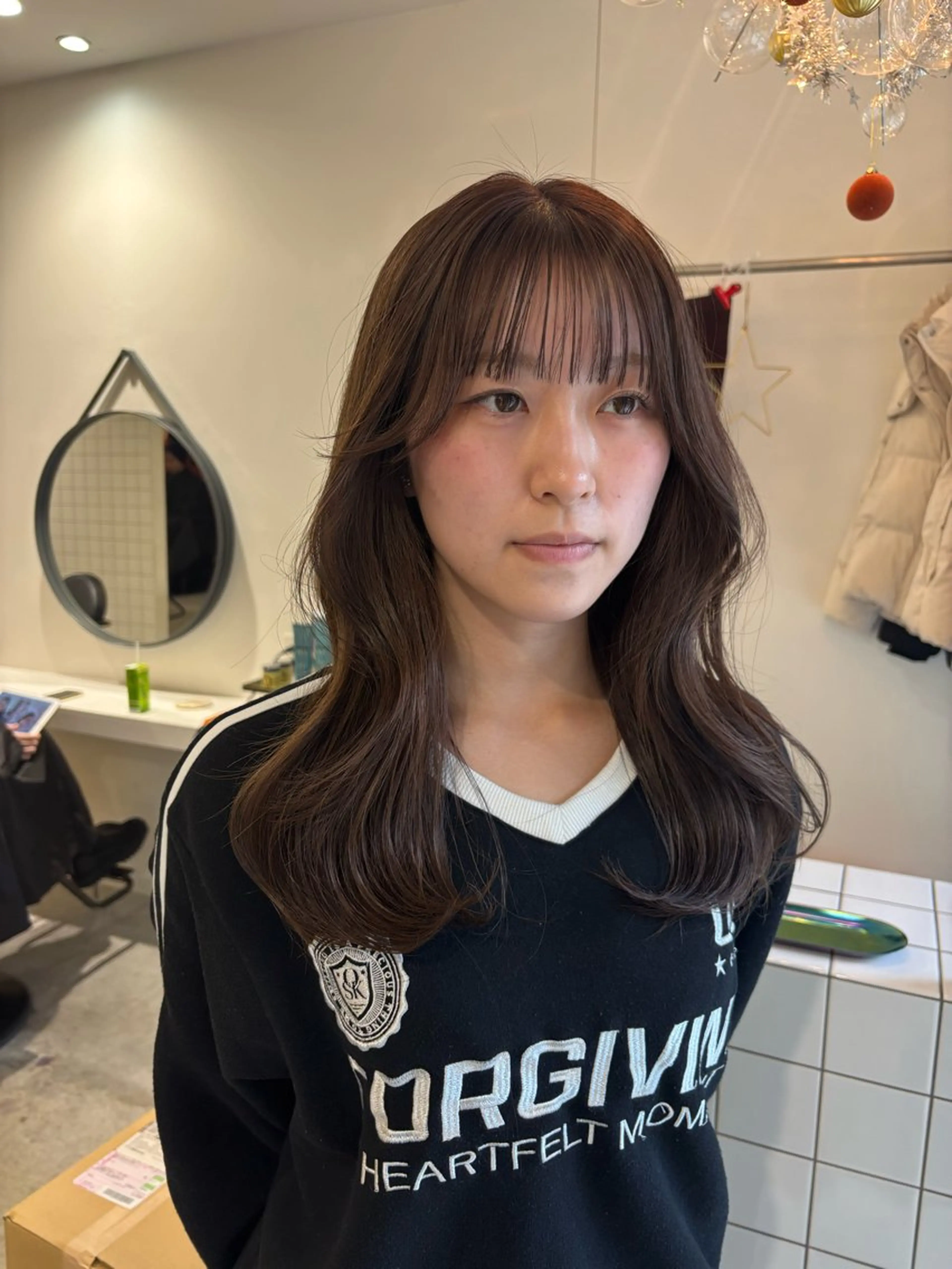 セミロング カラー toko / ブリーチなしカラーのヘアスタイル