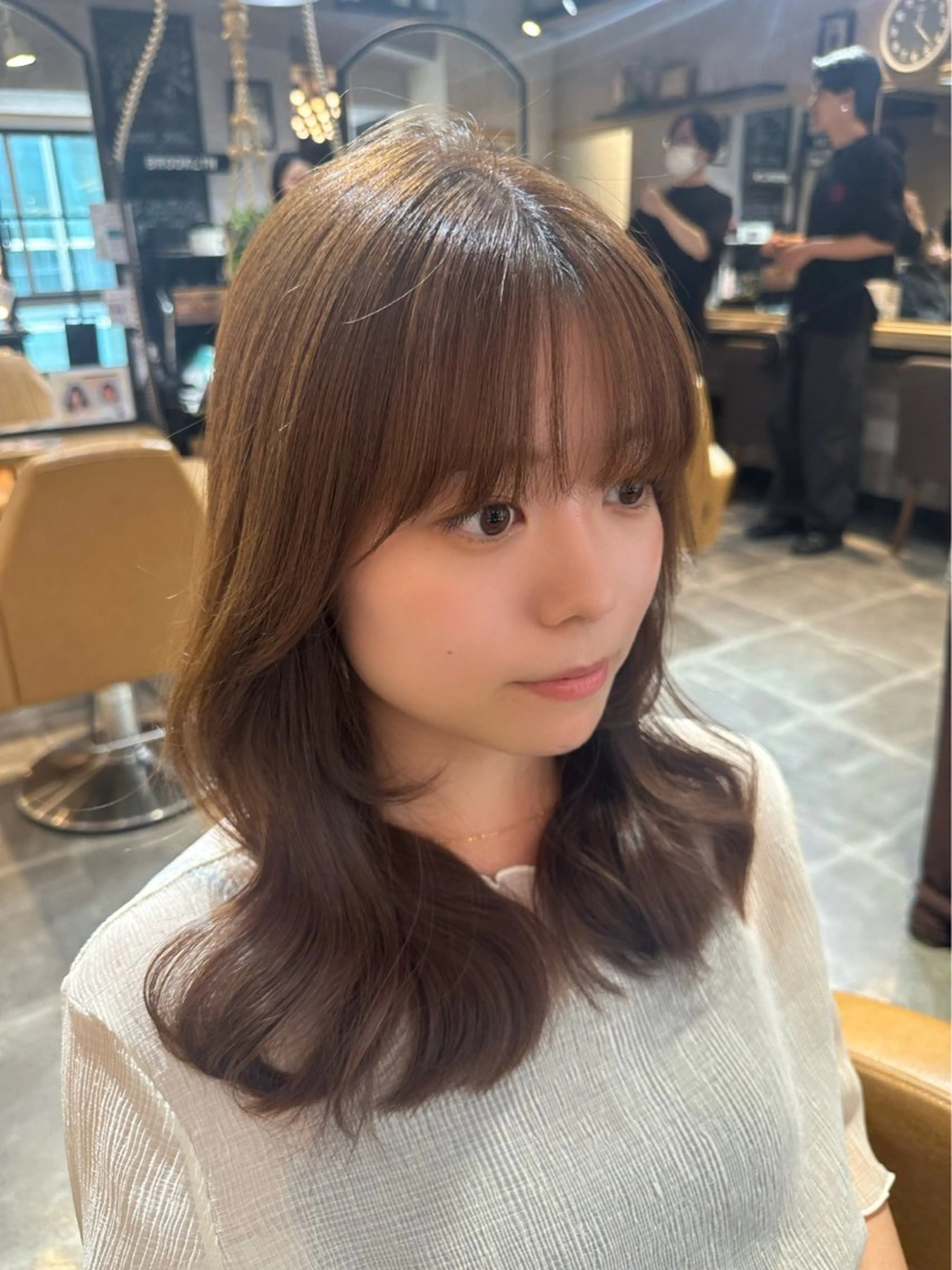 ミディアム 銀座副店長/レイヤー /髪質改善/田島のヘアスタイル