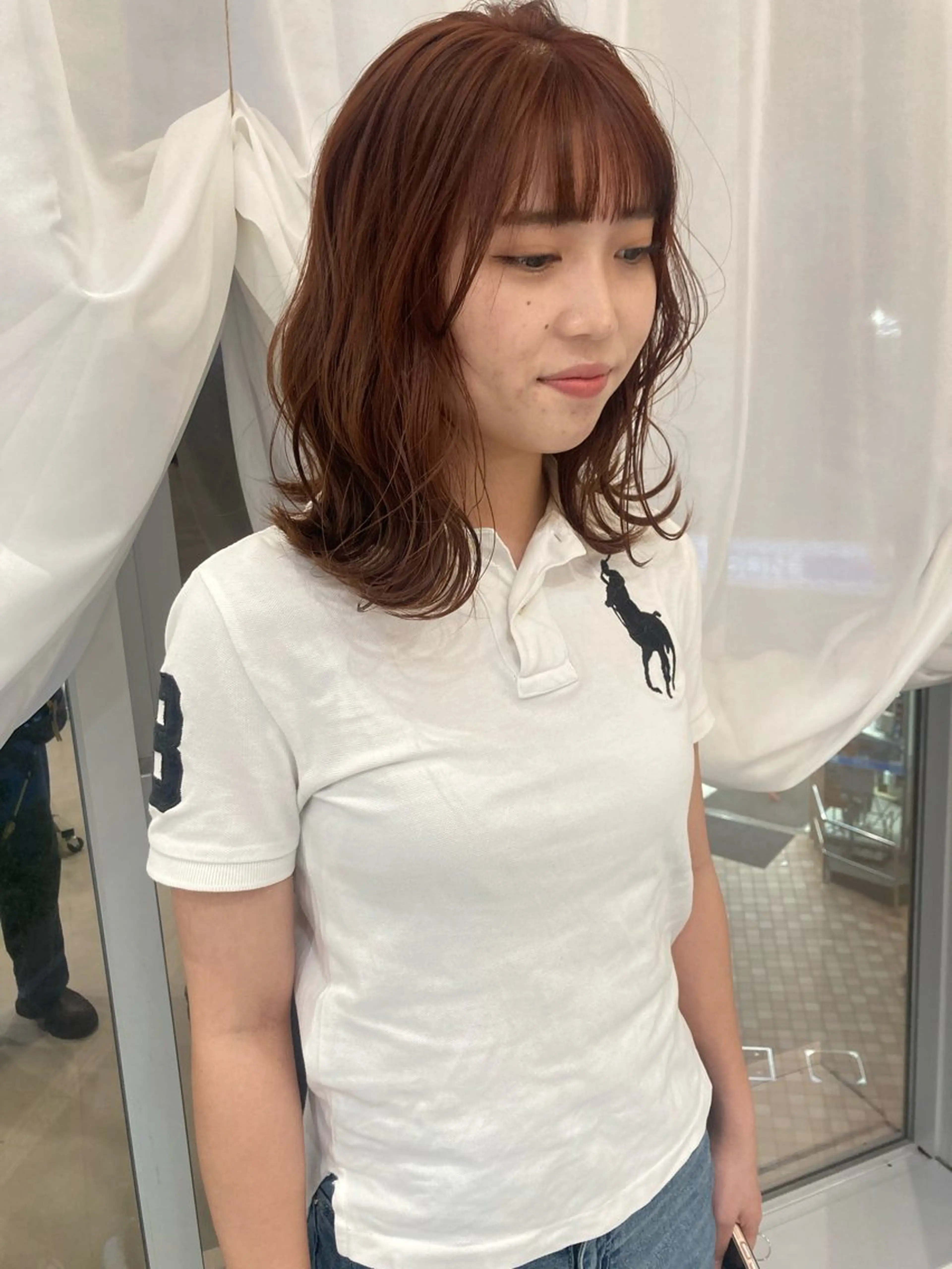ミディアム 平尾駅直結/徒歩0分 イノセントヘアのヘアスタイル