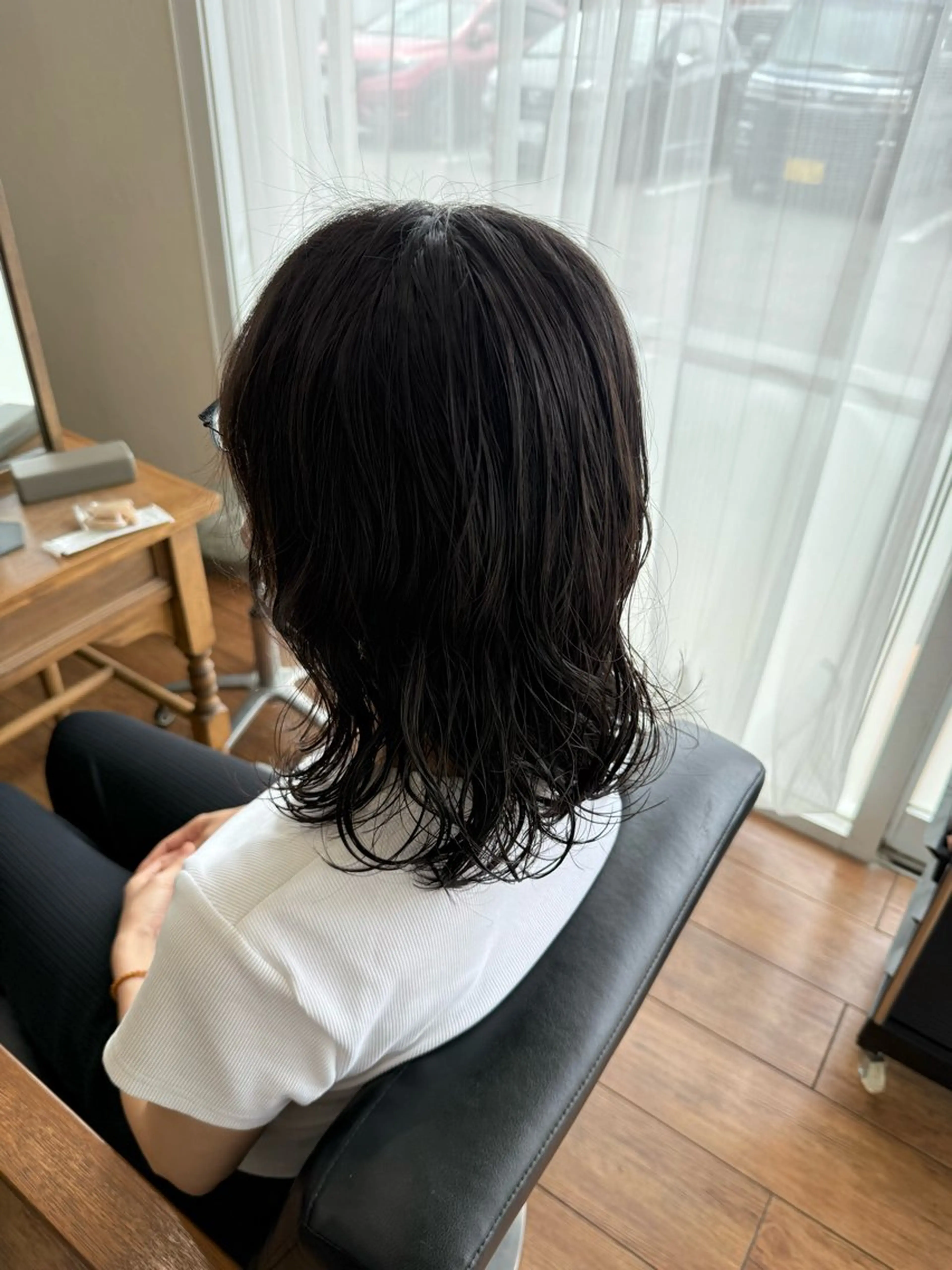 セミロング パーマ セミロングパーマ 森下 みきのヘアスタイル