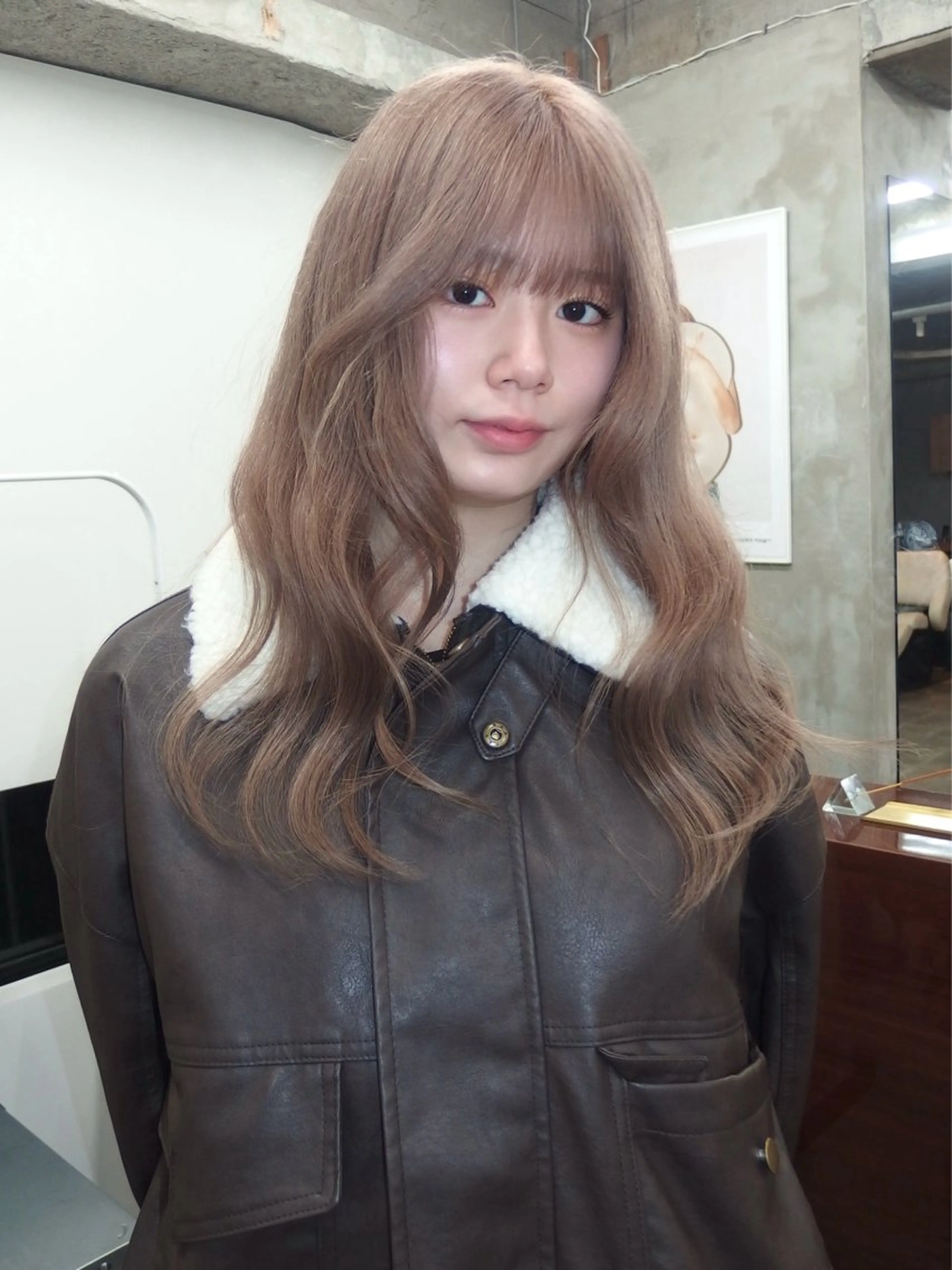 ロング 水野谷遥/ハイトーン /カラーモデル🎀のヘアスタイル