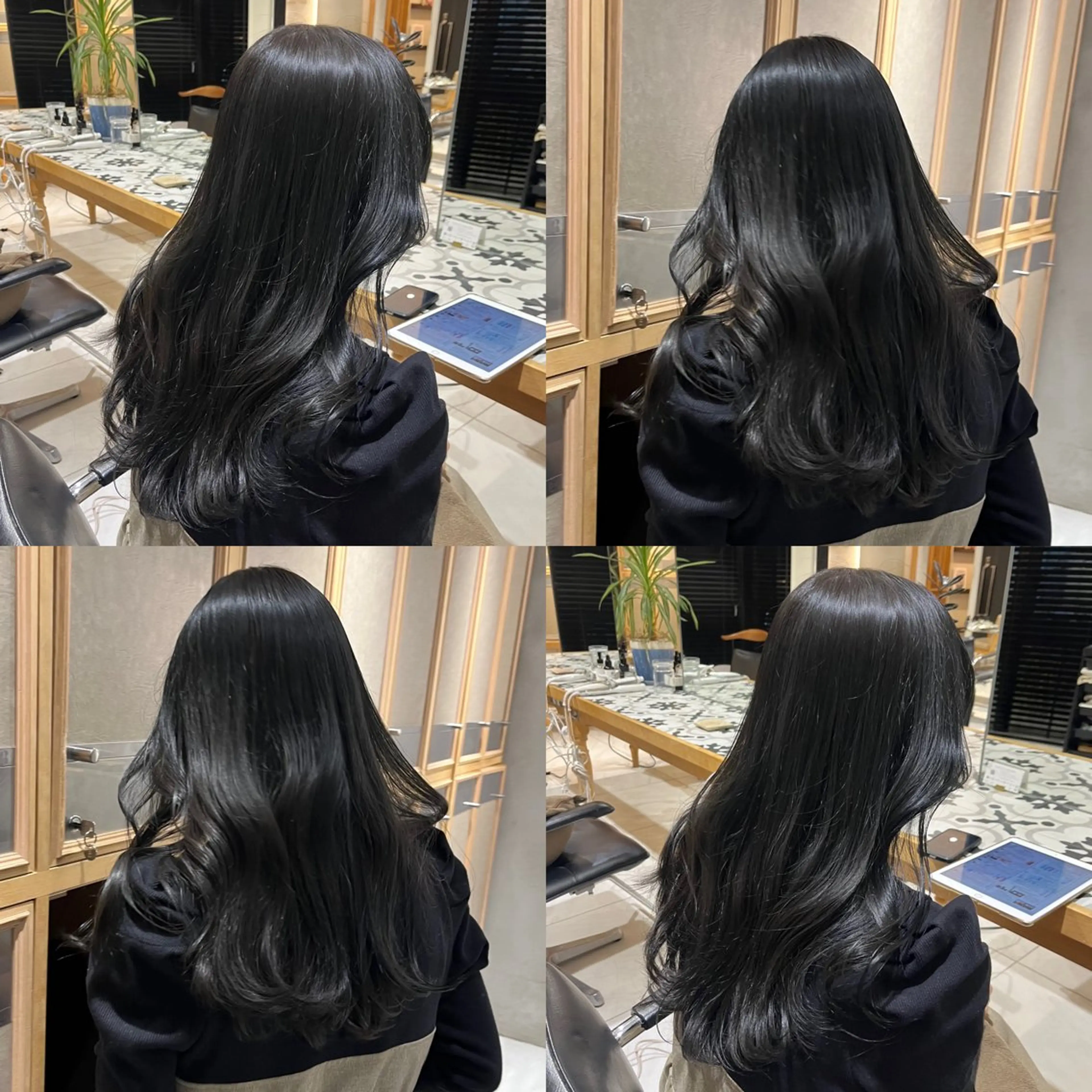 ロング カラー ナミ🩶暗髪/暖色 ❤️/透明感/縮毛のヘアスタイル