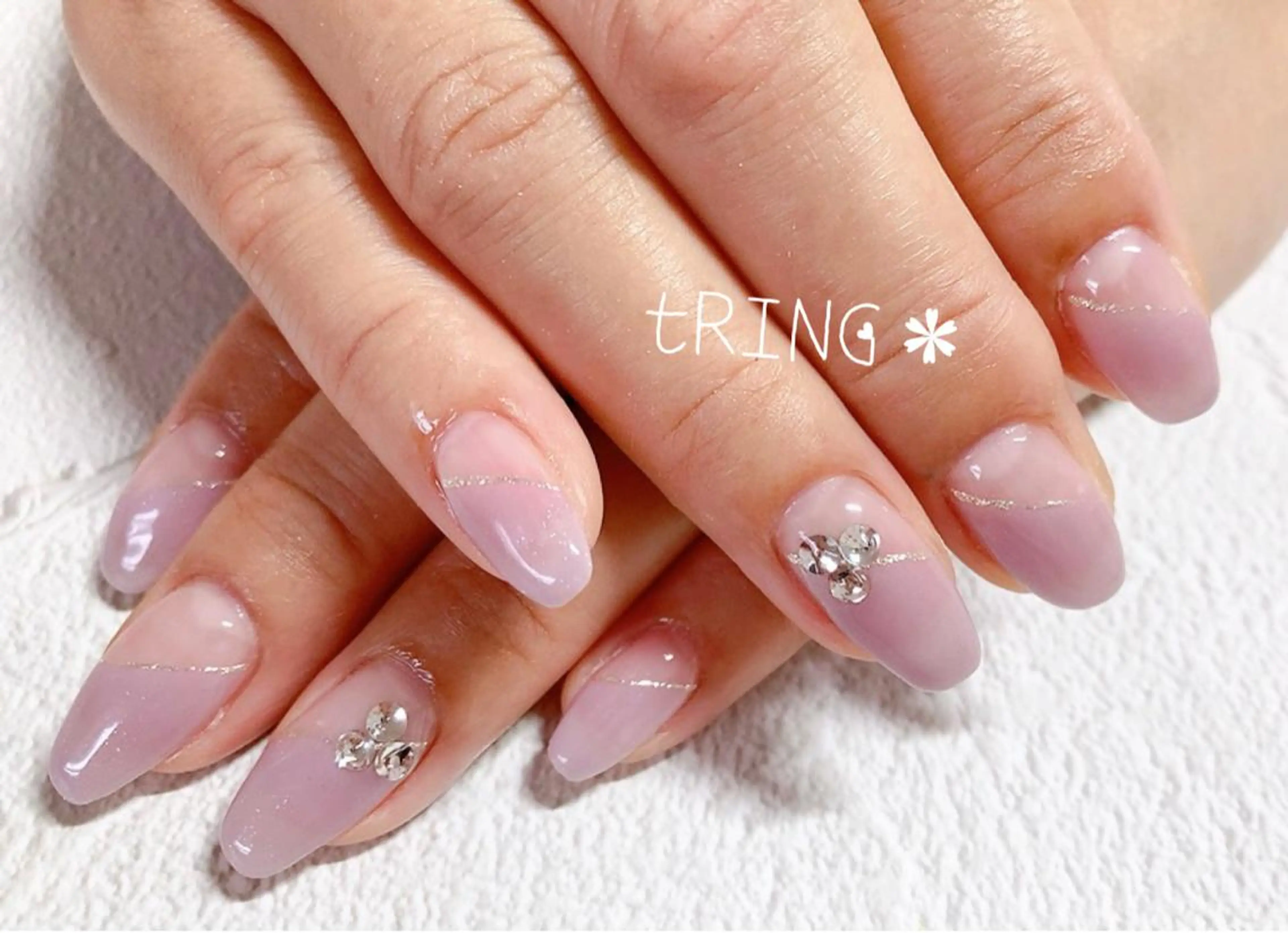 ネイル ハンドネイル tRING＊ しいの木台のネイルデザイン