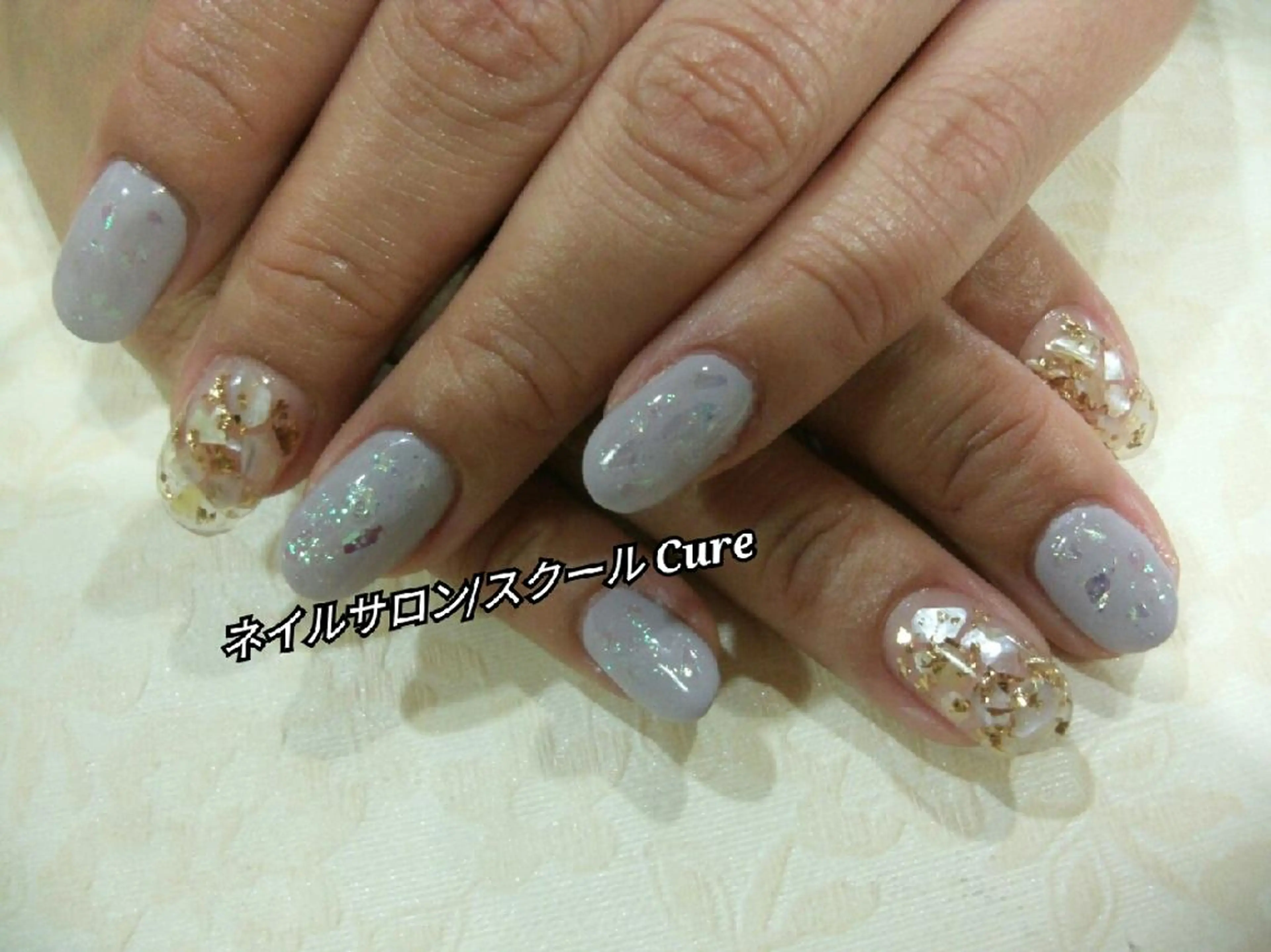 ミディアム ネイル ネイルサロン Cureのネイルデザイン