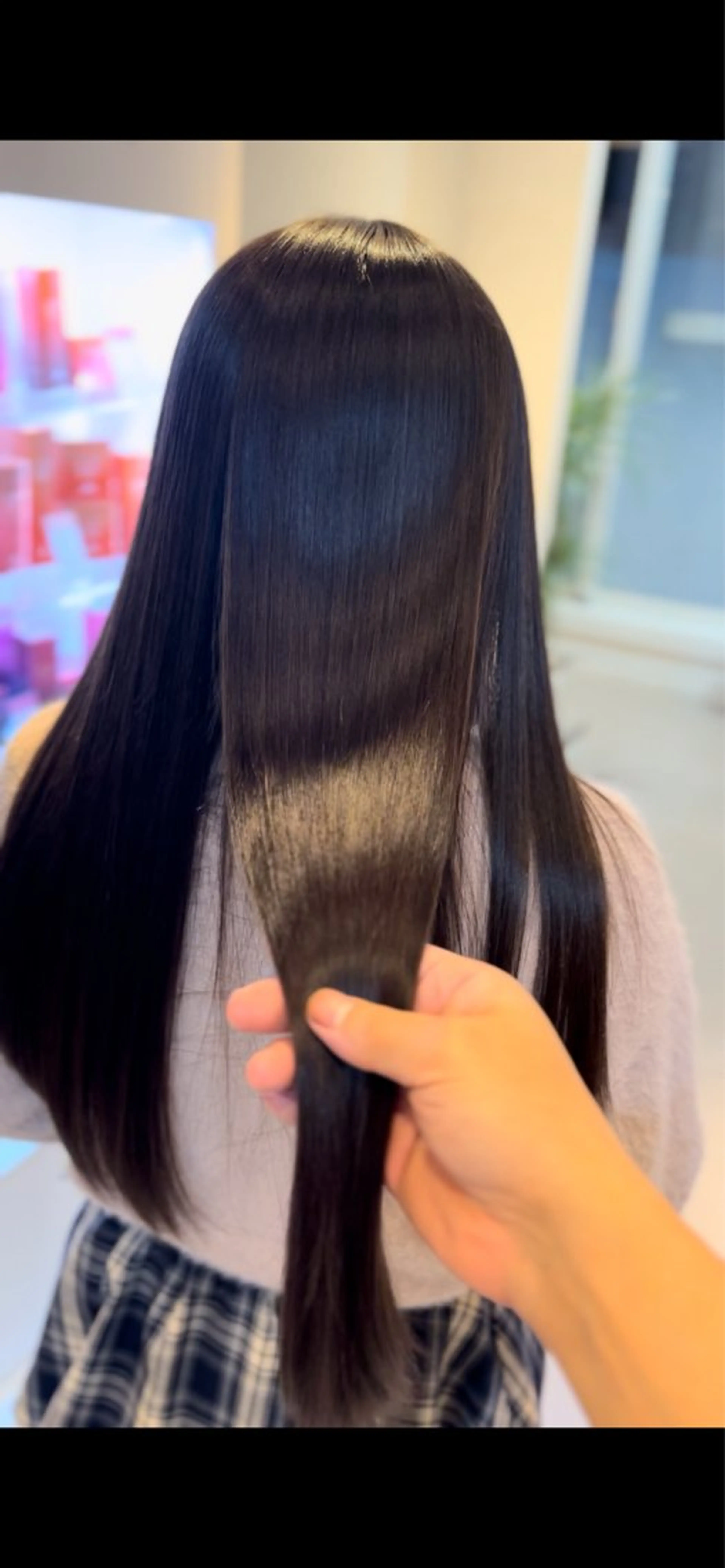 ロング 【大名】縮毛矯正特化 履歴が複雑ok／金城のヘアスタイル