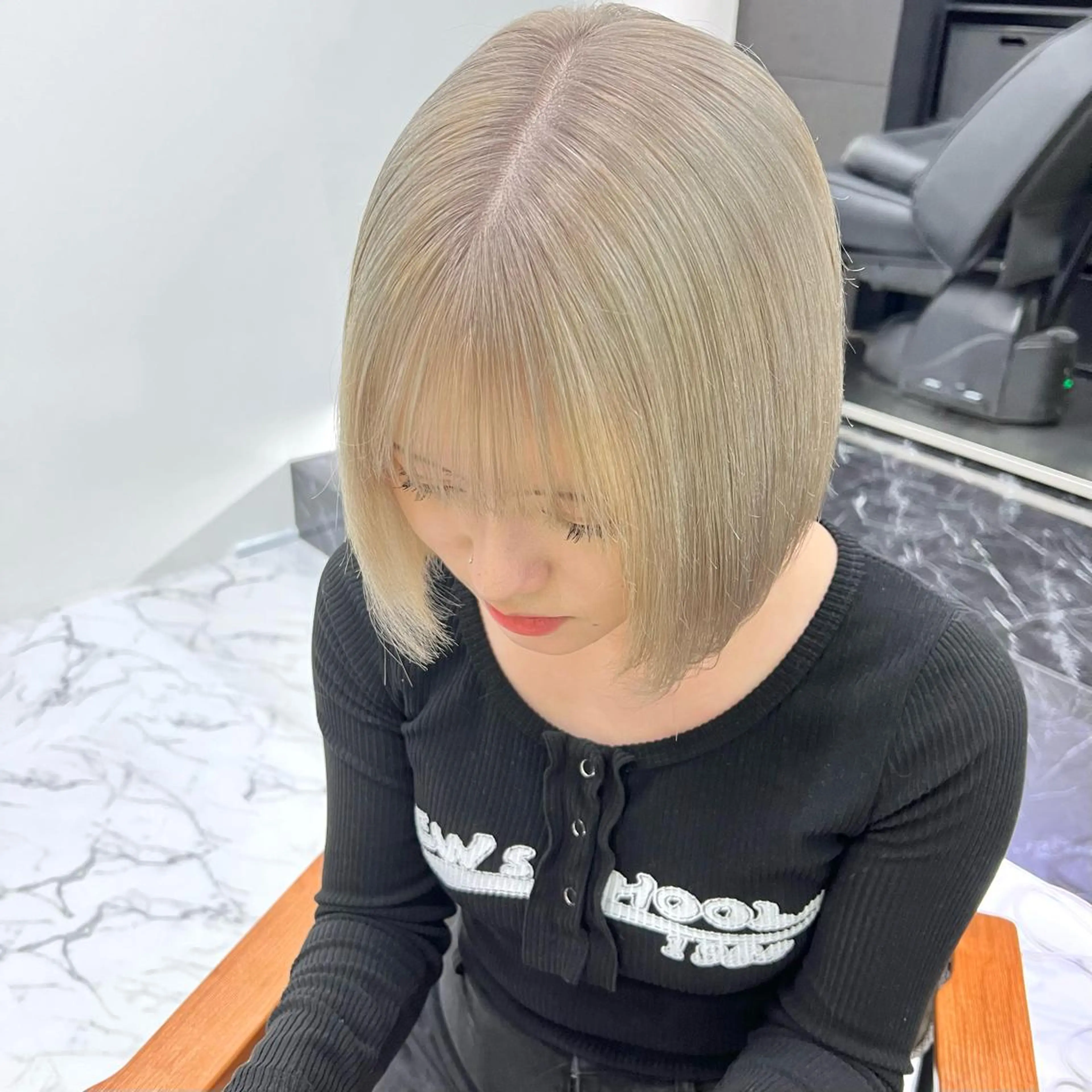 ショート カラー ブリーチ ハイトーンカラー ChuDuck所属・ケアブリーチ×ハイト ーン専門/SHOTAのヘアスタイル