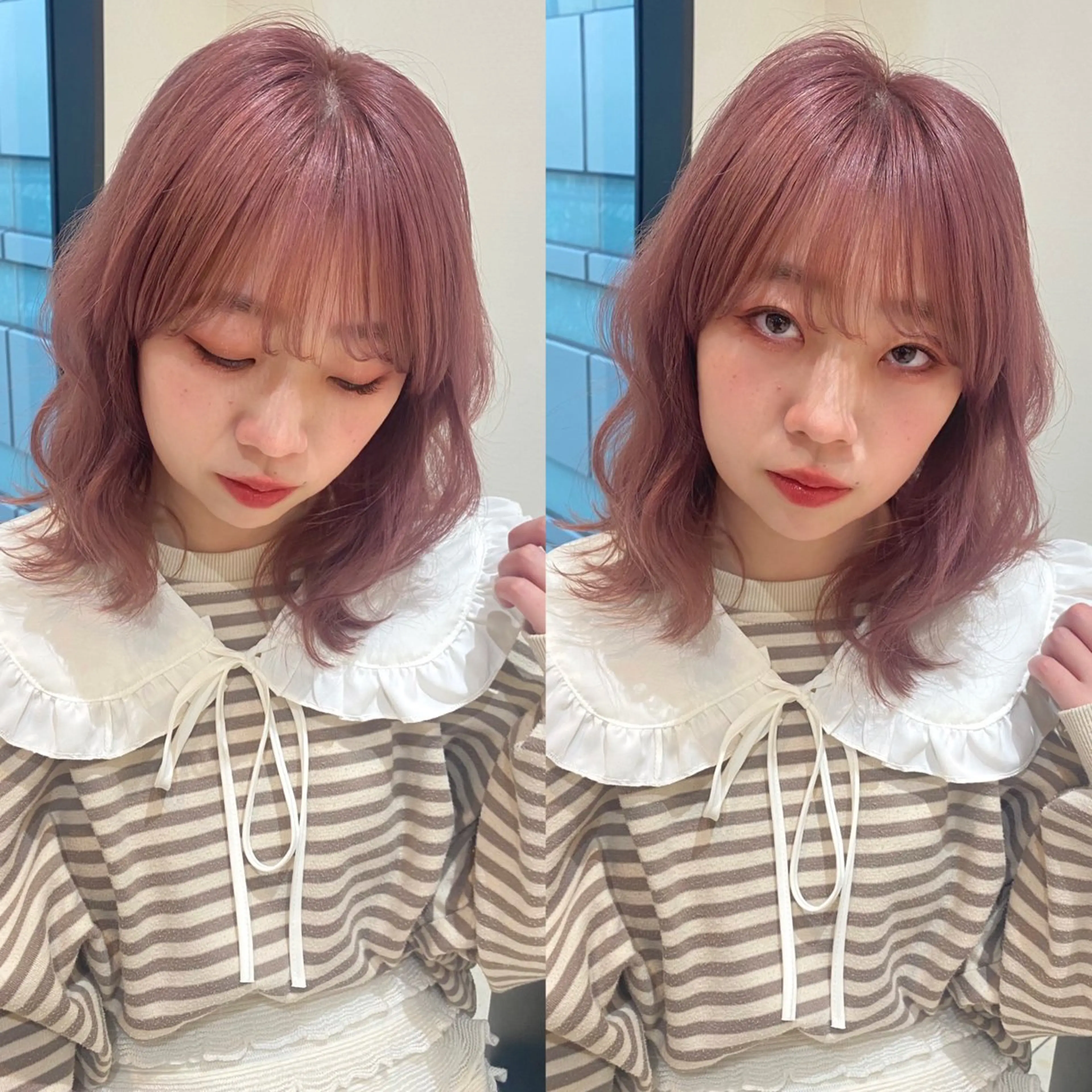 ショート カラー ブリーチ ヘアカラー トリートメント mai / linoah˚✧のヘアスタイル