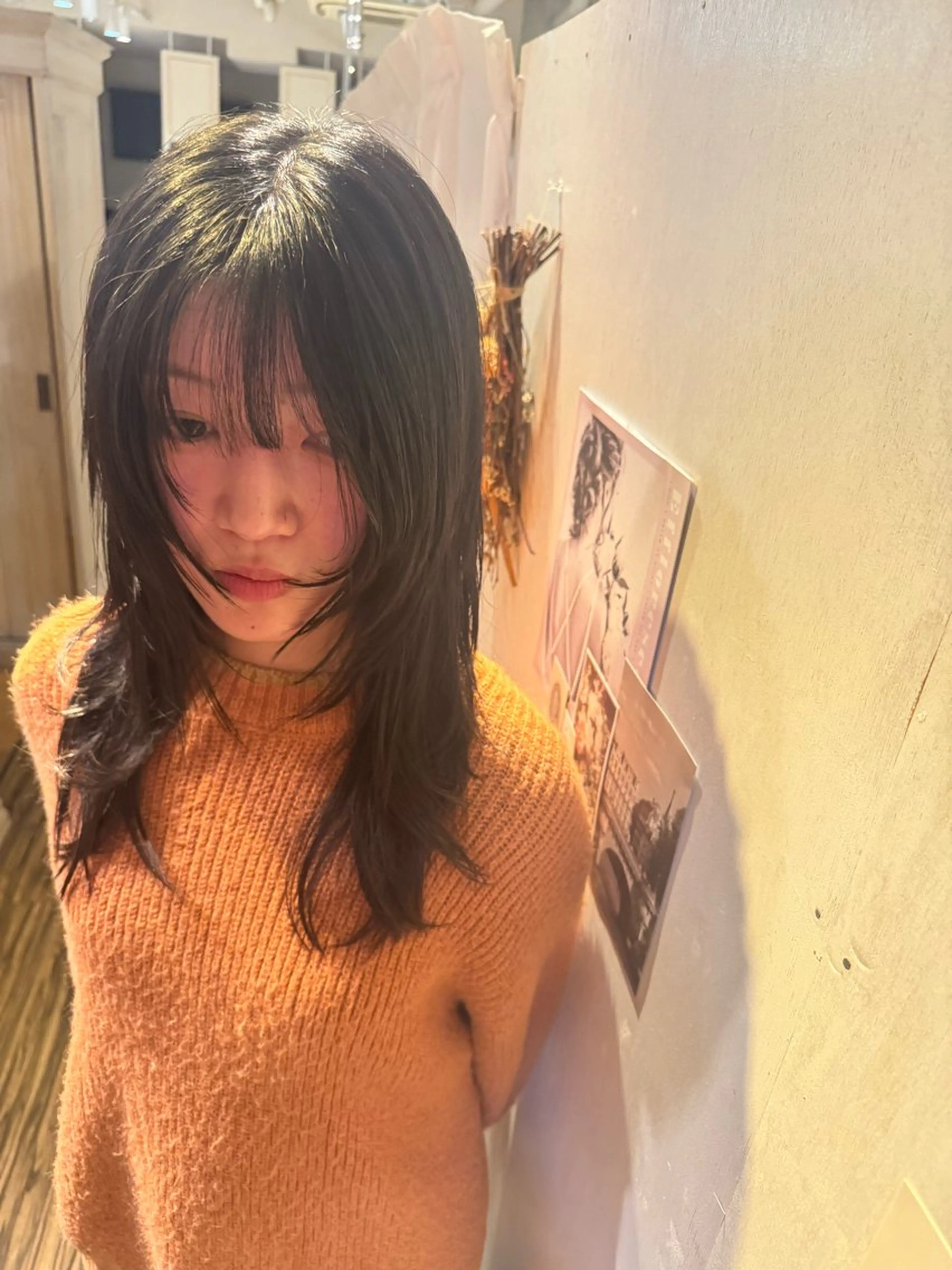 セミロング 透明感カラー/ レイヤー/SHUNのヘアスタイル