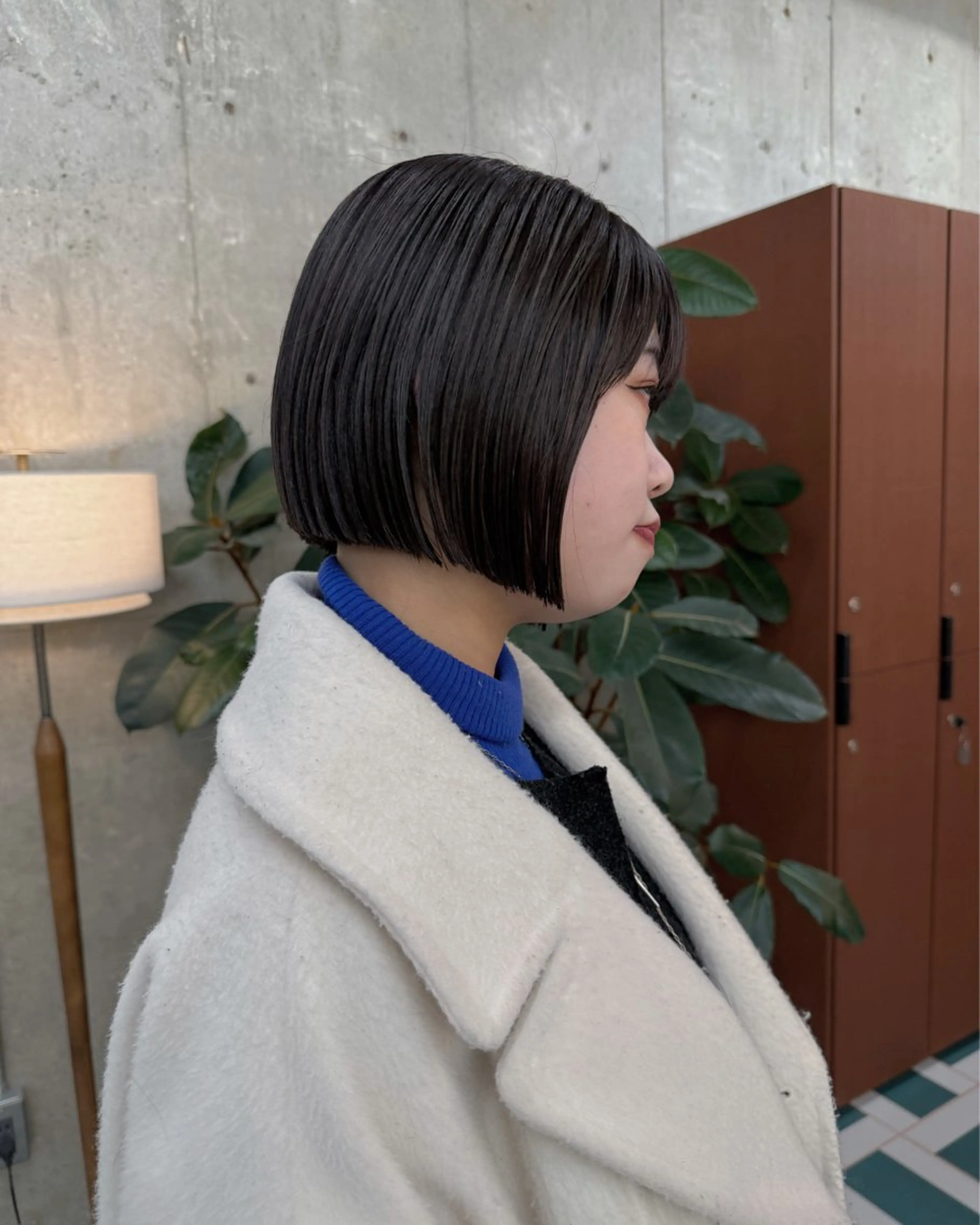 ショート 切りっぱなしボブ ボブ ボブ/ハイトーン YUIのヘアスタイル