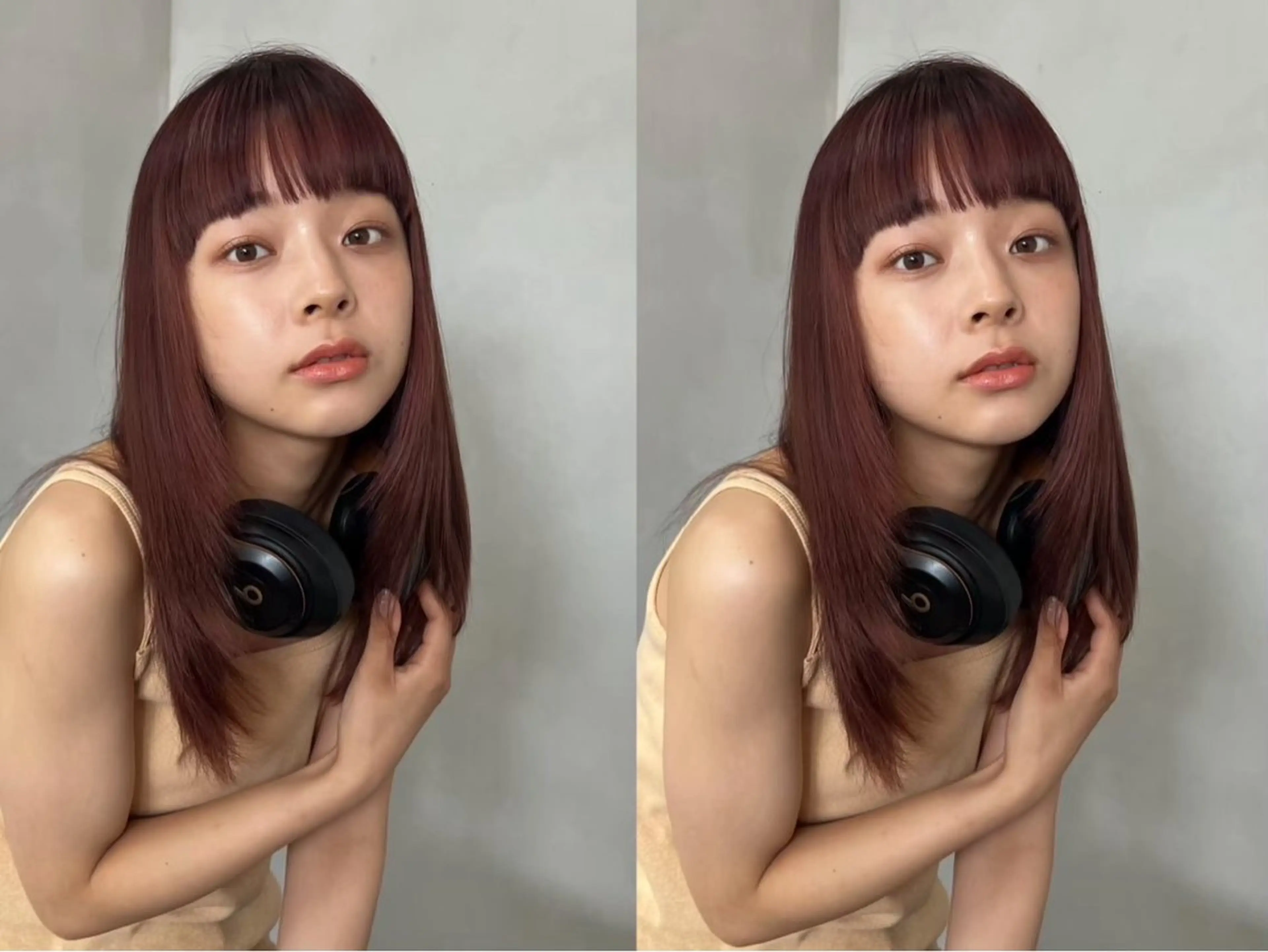 カラー 横田 優歩のヘアスタイル