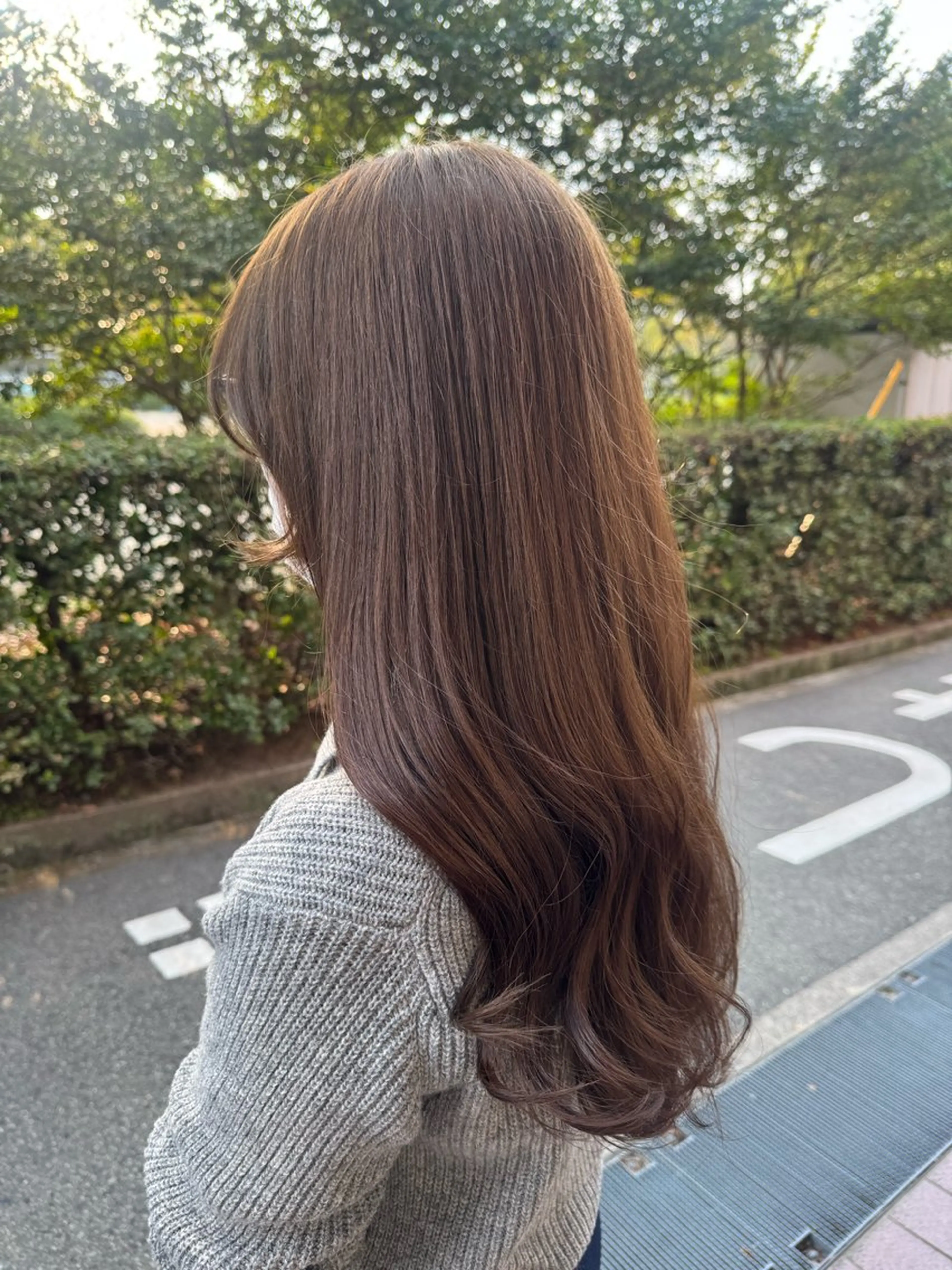 ロング ヘアカラー 【YOKE】　西田 乃那のヘアスタイル