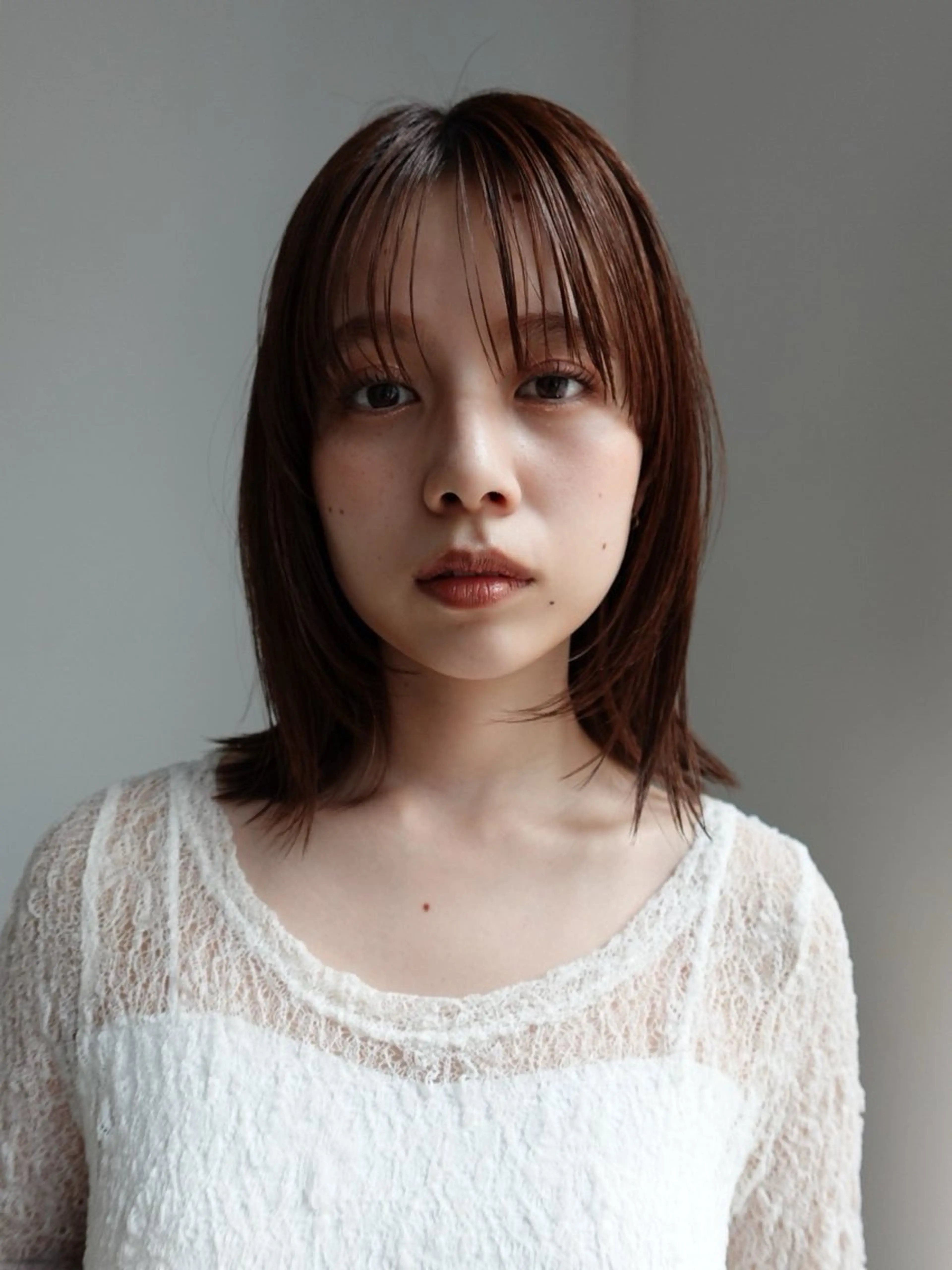 ミディアム 骨格診断カット.𖥔 ボブ/レイヤー/碧夢のヘアスタイル