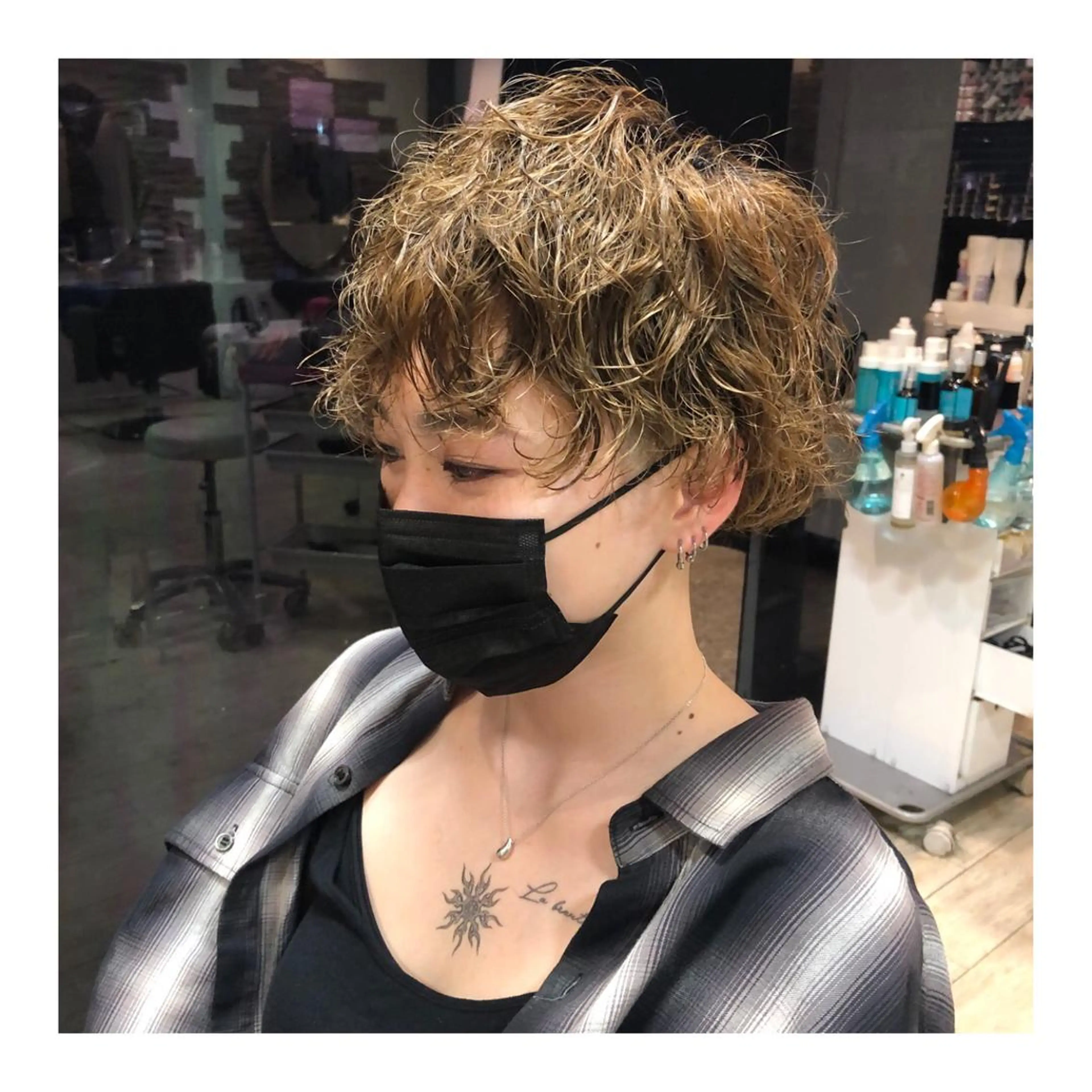 ショート パーマ カット パーマ トリートメント メンズパーマ 次元のヘアスタイル