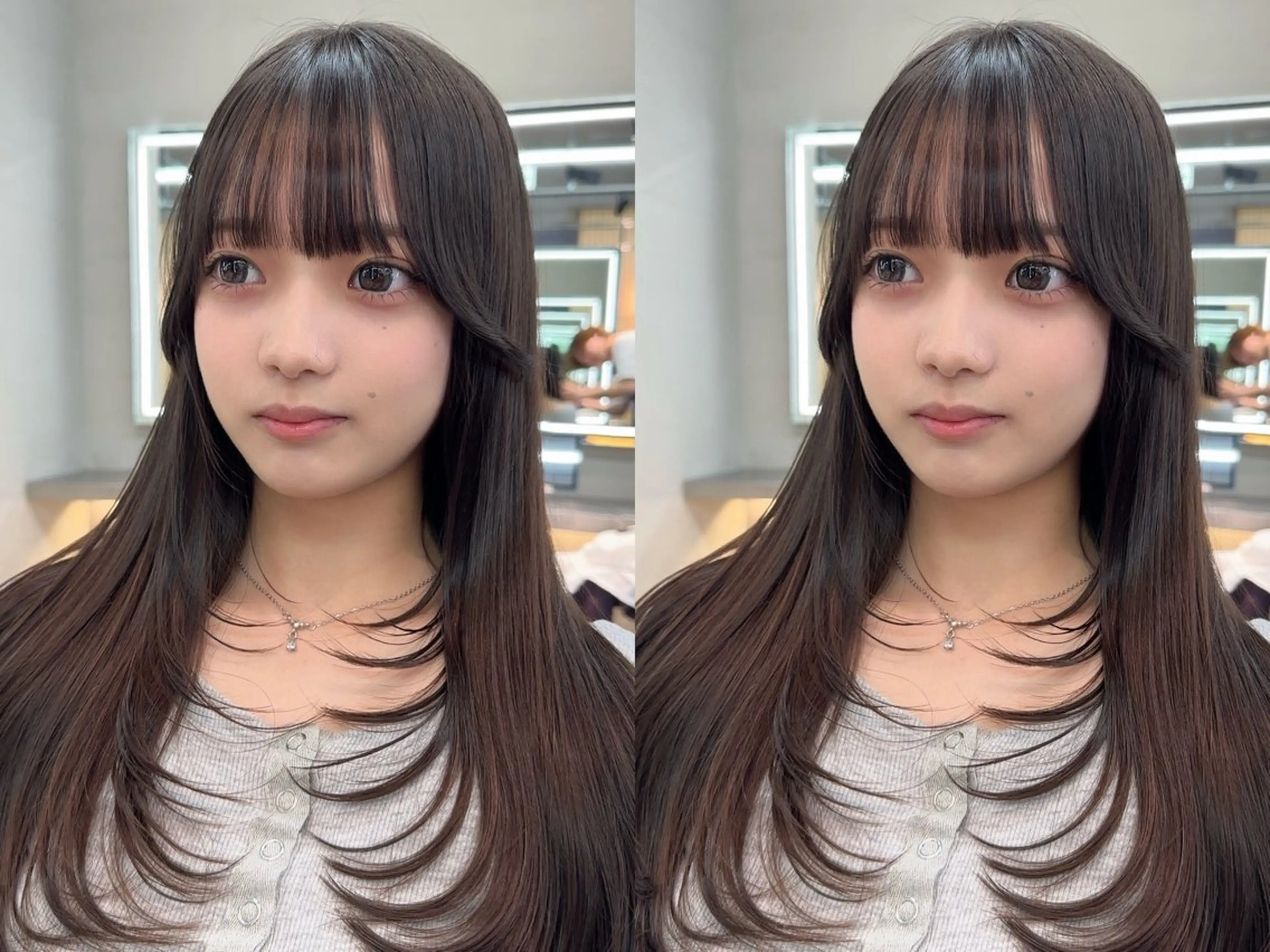 ロング カット トリートメント ✨髪質改善特化✨副 店長椎葉信乃介のヘアスタイル