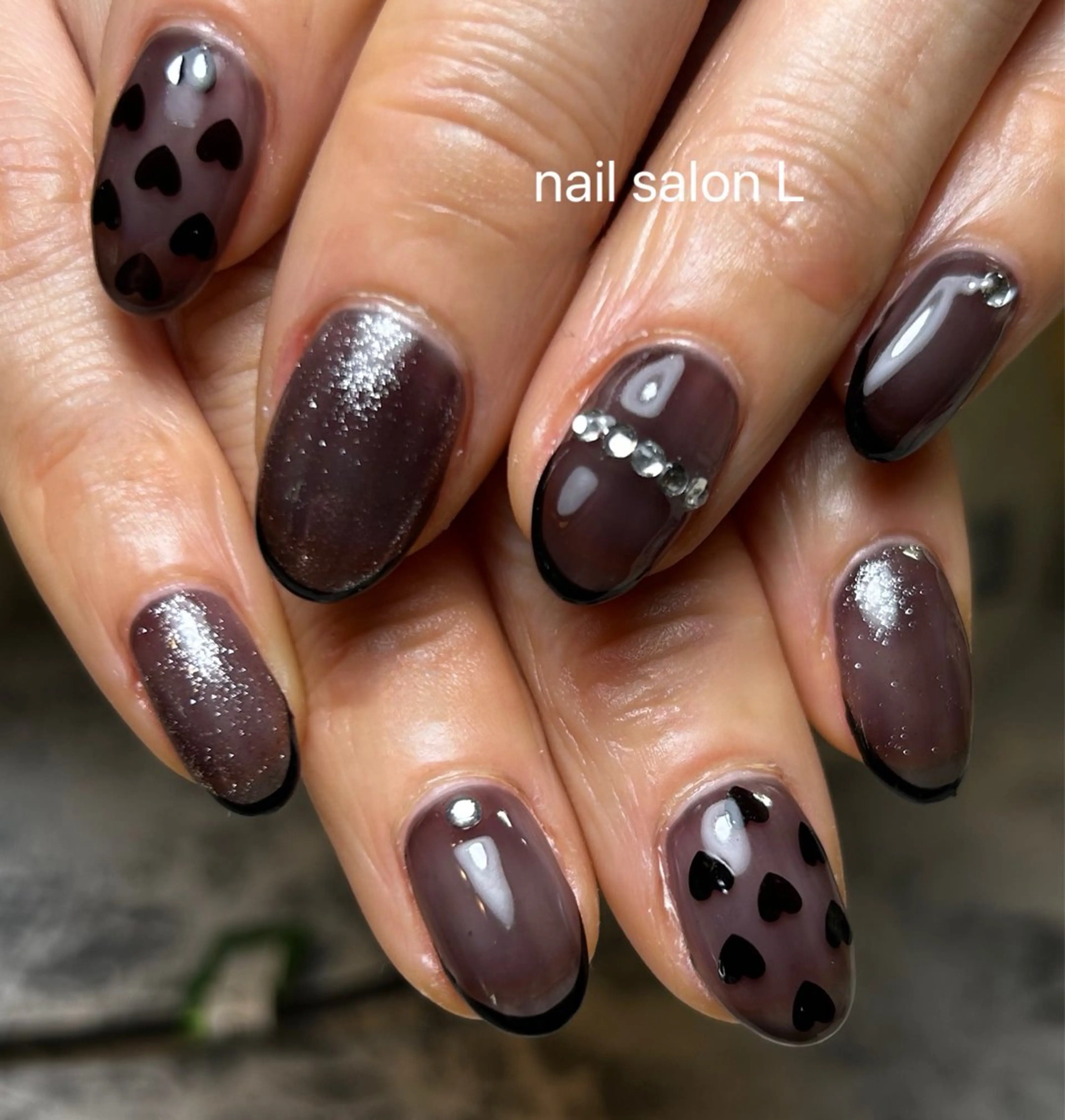 ネイル 持ち込み ハンドネイル 吉川市 ネイルサロンLのネイルデザイン