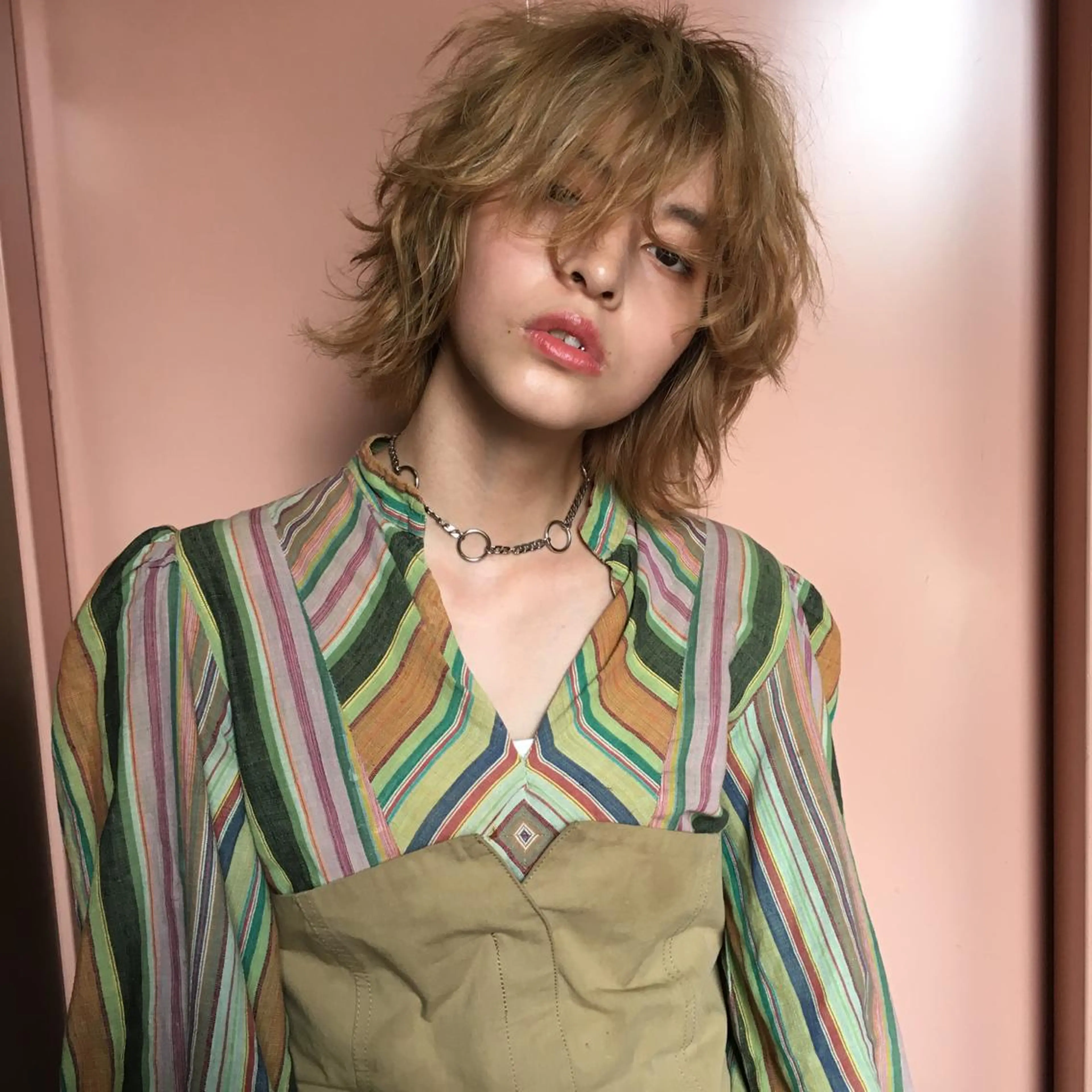 ミディアム lit hair ハヅキのヘアスタイル