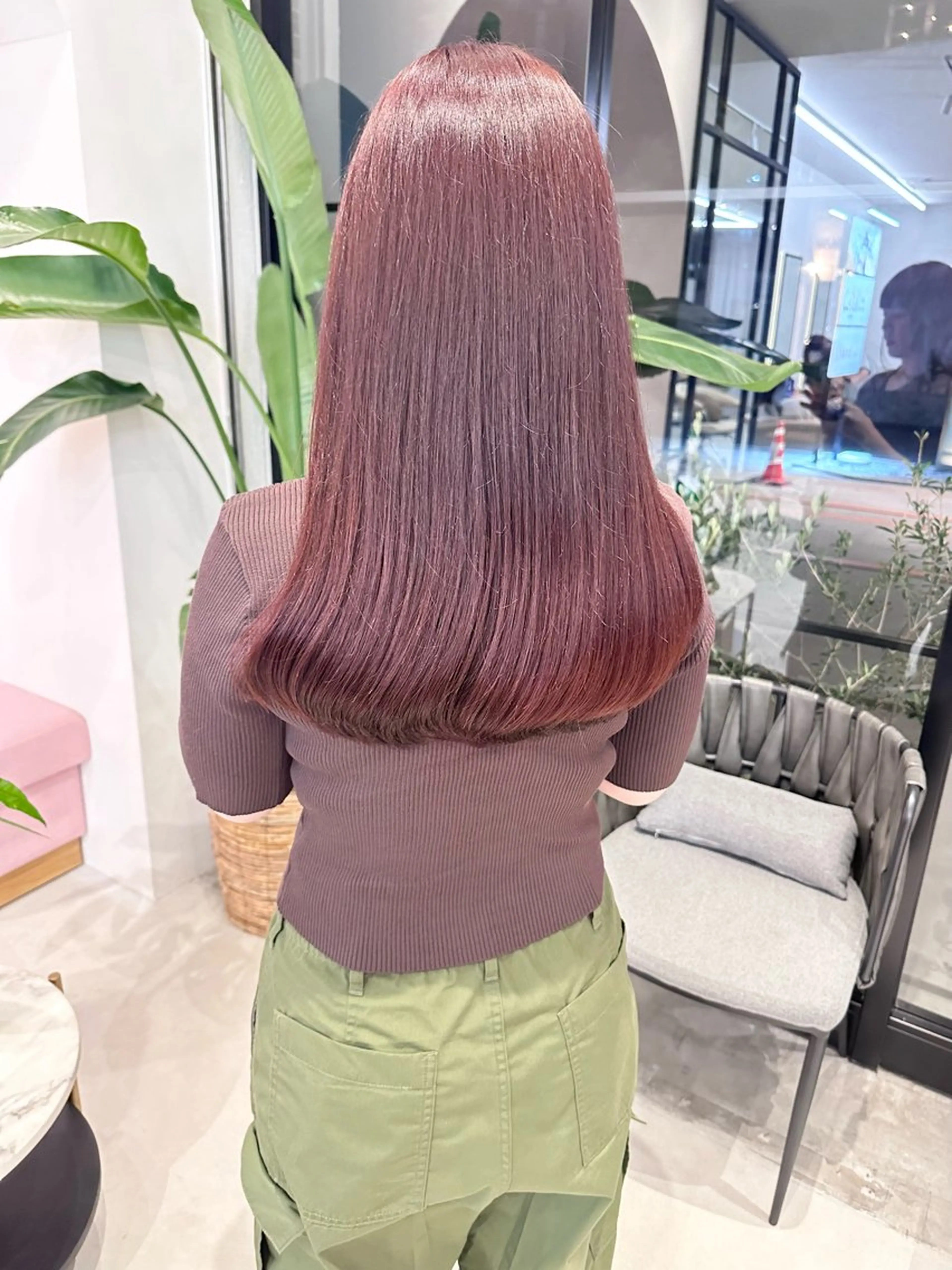 ロング カラー レイヤー似合わせ カット/山下凌生のヘアスタイル
