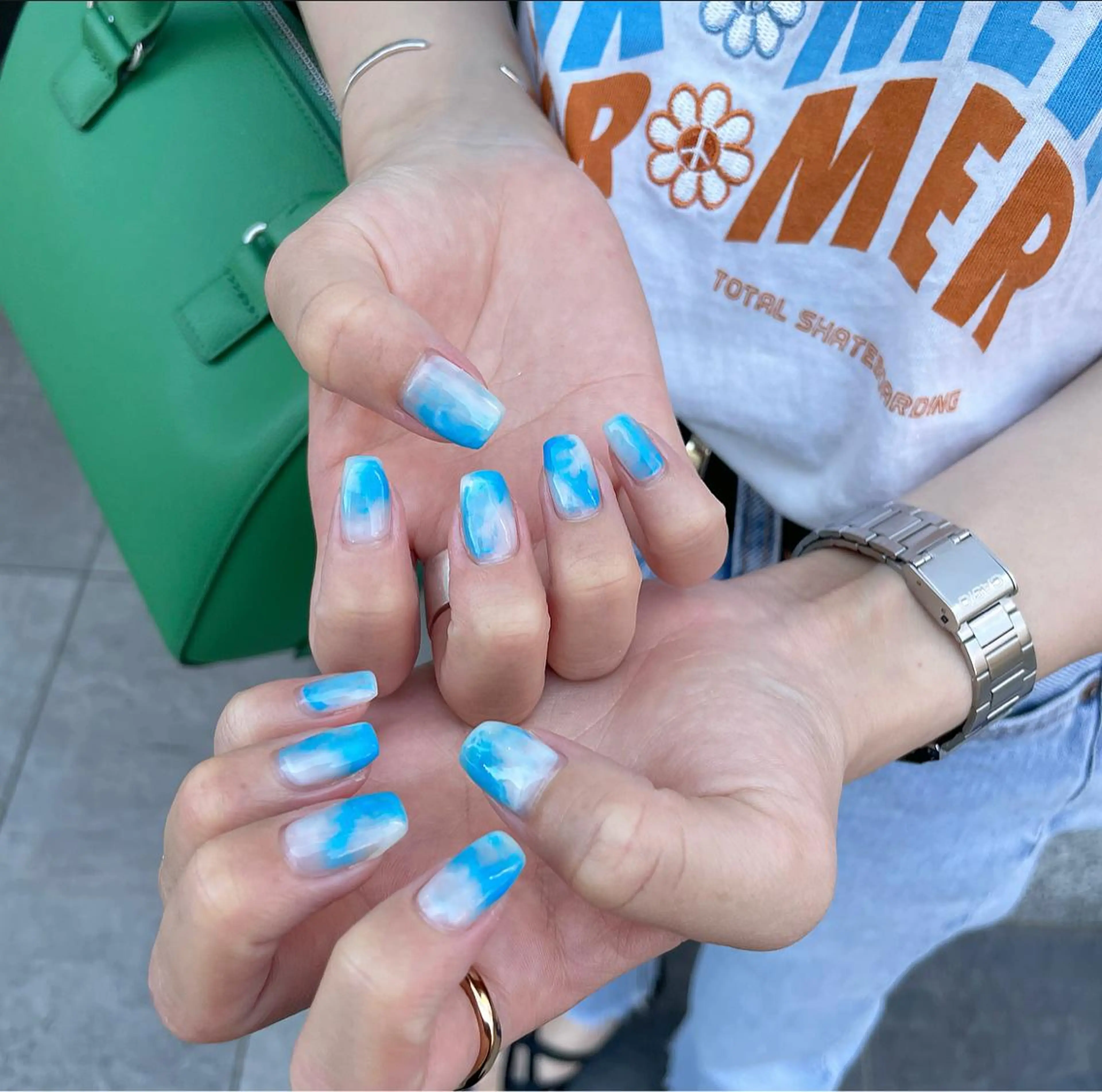 ネイル 夏ネイル rina eye&nailのマツエク・マツパデザイン