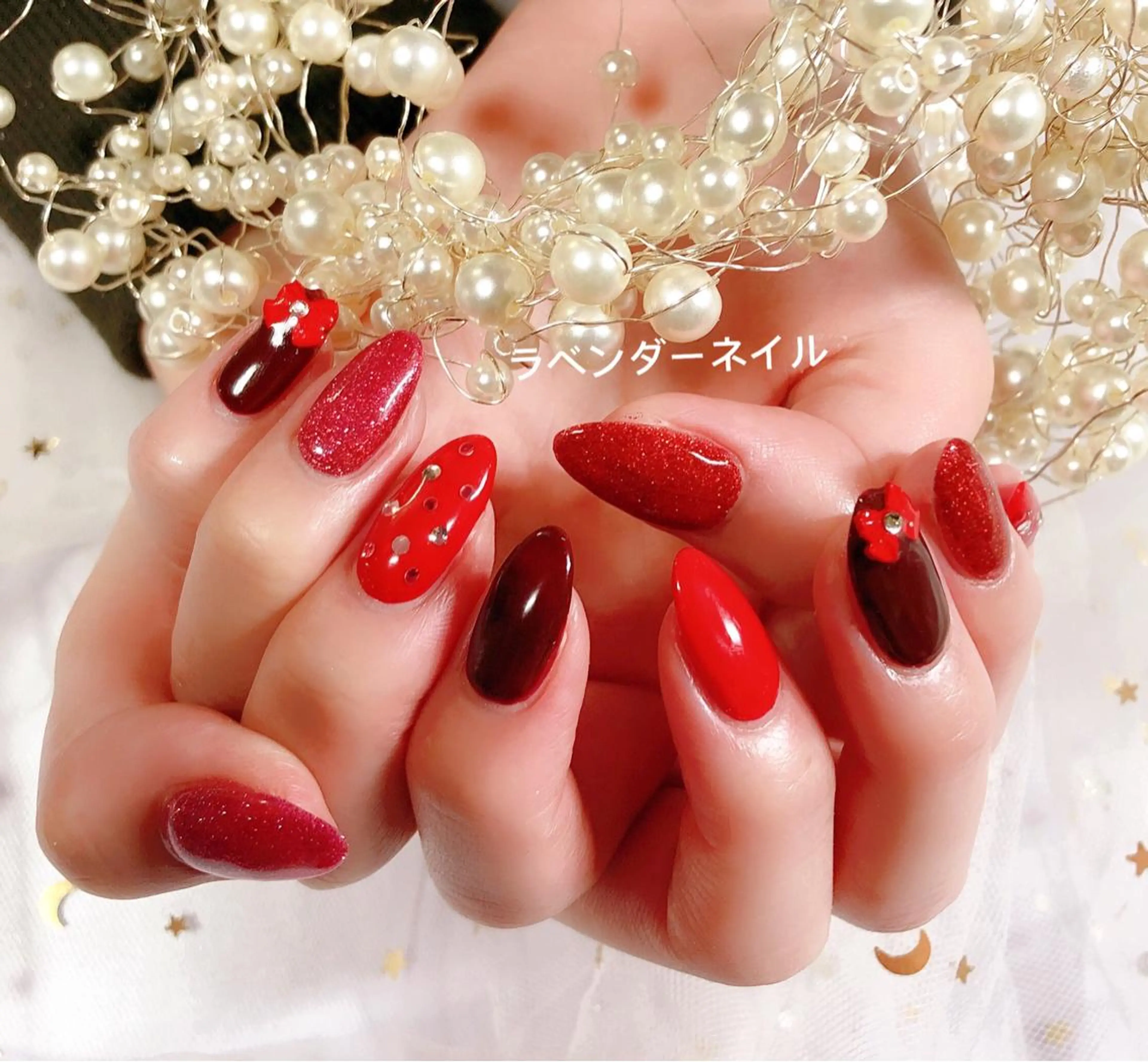 ネイル ラベンダー💖日暮里 ルル💖ネイルのネイルデザイン