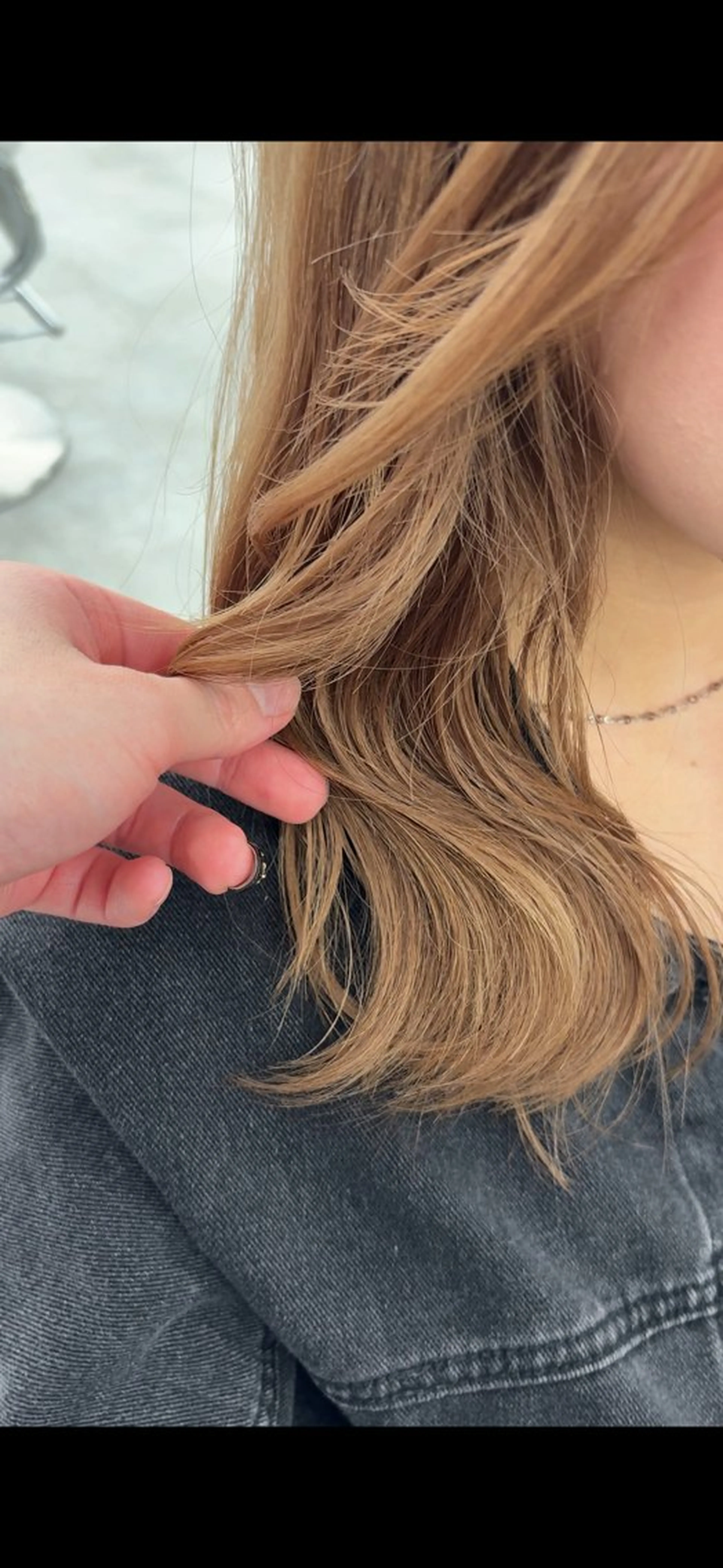 ロング カラー ベージュカラー ブリーチ 韓国/ブリーチ/艶感 🇰🇷RYUKIのヘアスタイル