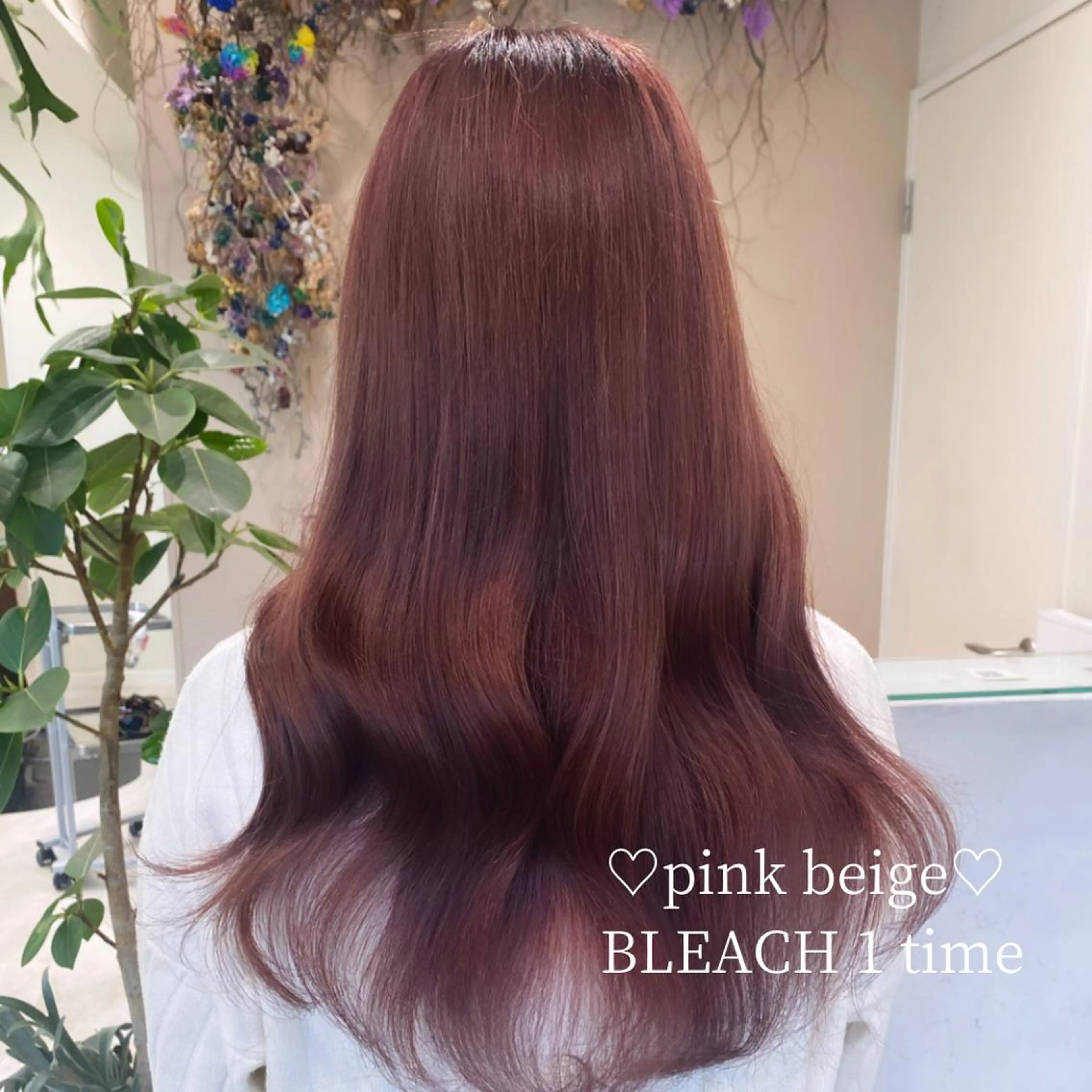 ロング カラー ピンクカラー ブリーチなしWカラー 🎀韓国ヘア/amiのヘアスタイル