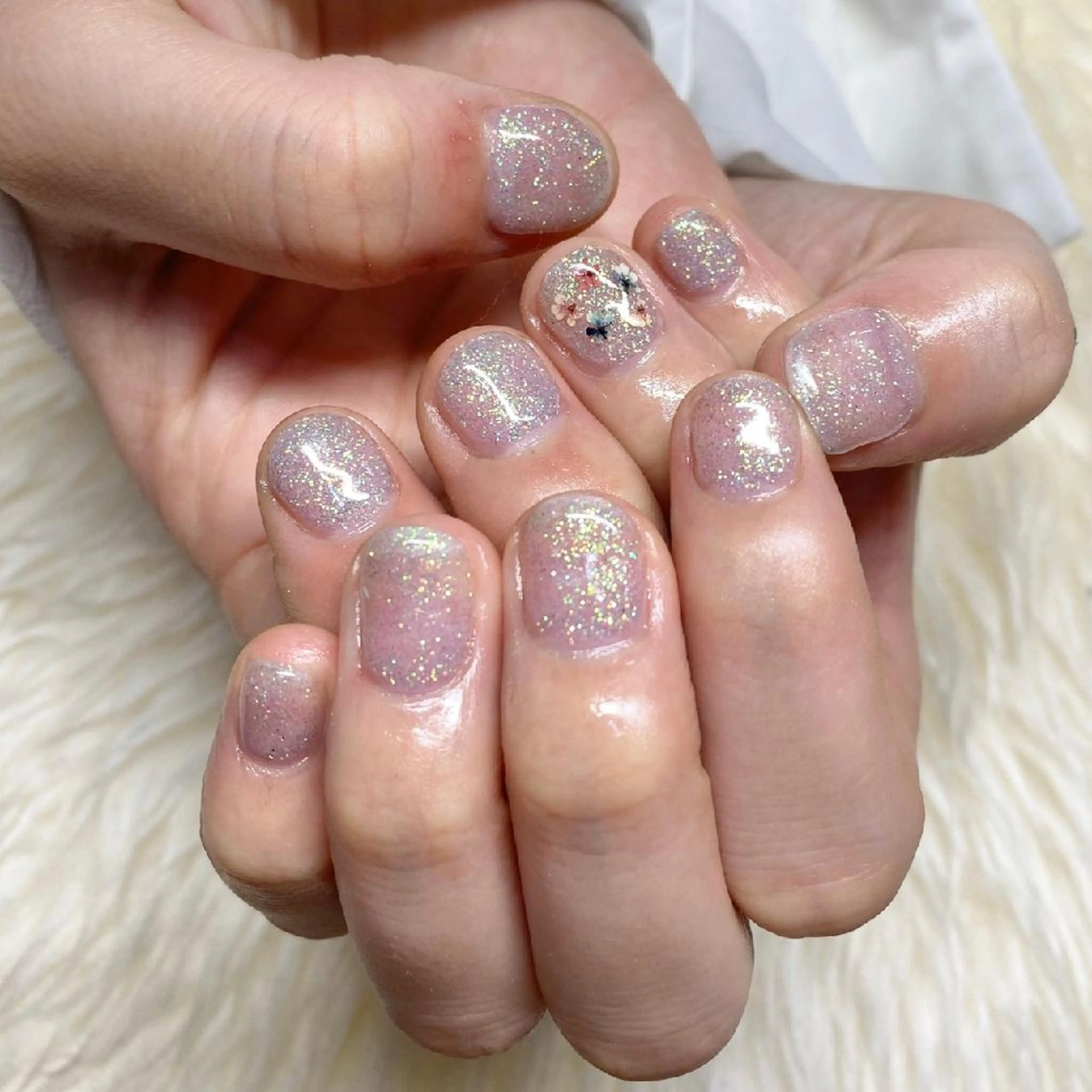 ネイル ラメ(グリッター) Nail&eye Belire 新宿のネイルデザイン