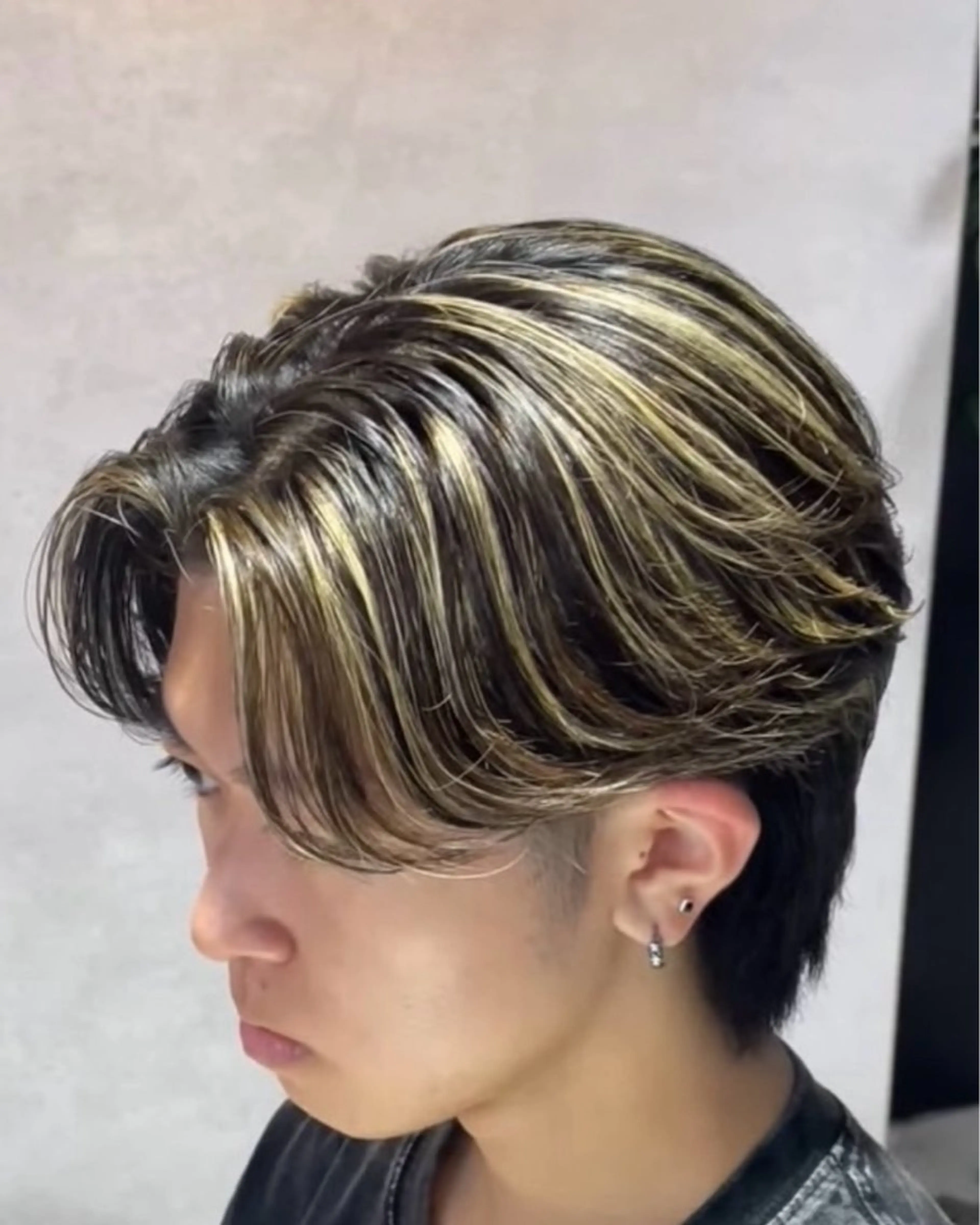 ショート カラー メンズ カット ヘアカラー パーマ メンズ特化⚡️パーマ テッタのヘアスタイル