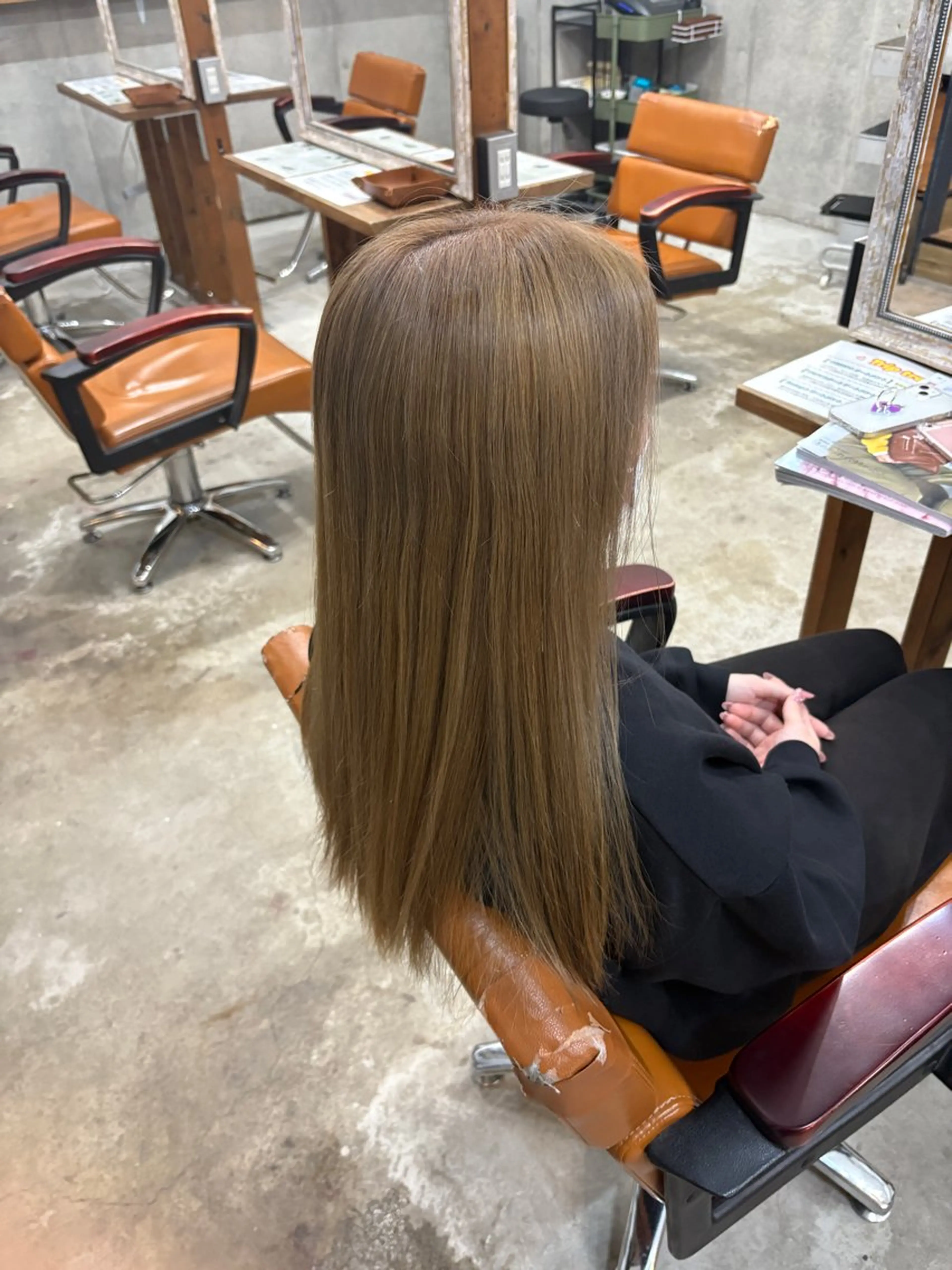 ロング カット ヘアカラー Yukino/ 透明カラー🫧のヘアスタイル