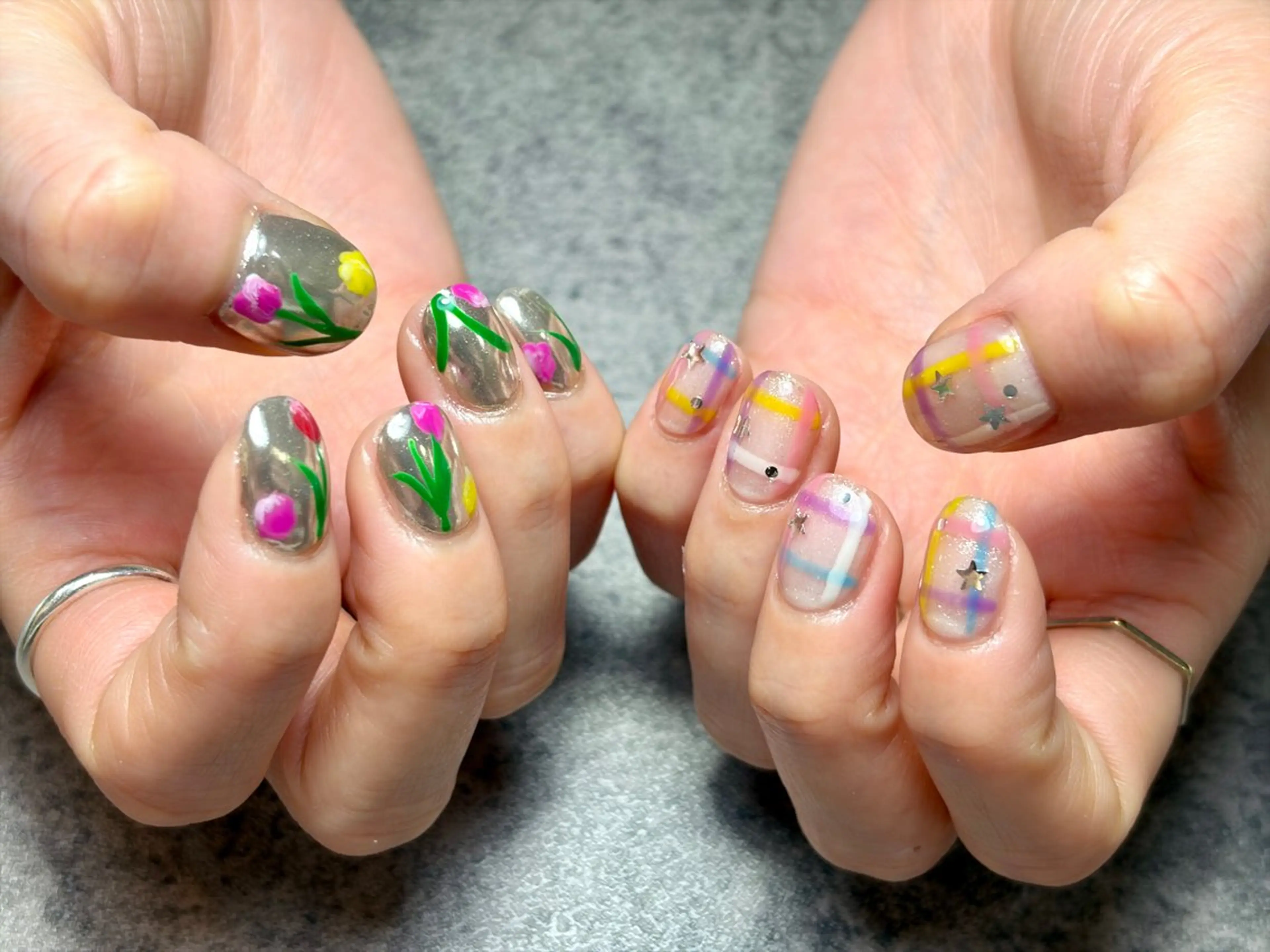 ネイル ハンドネイル フットネイル GéRanium Harukaのネイルデザイン