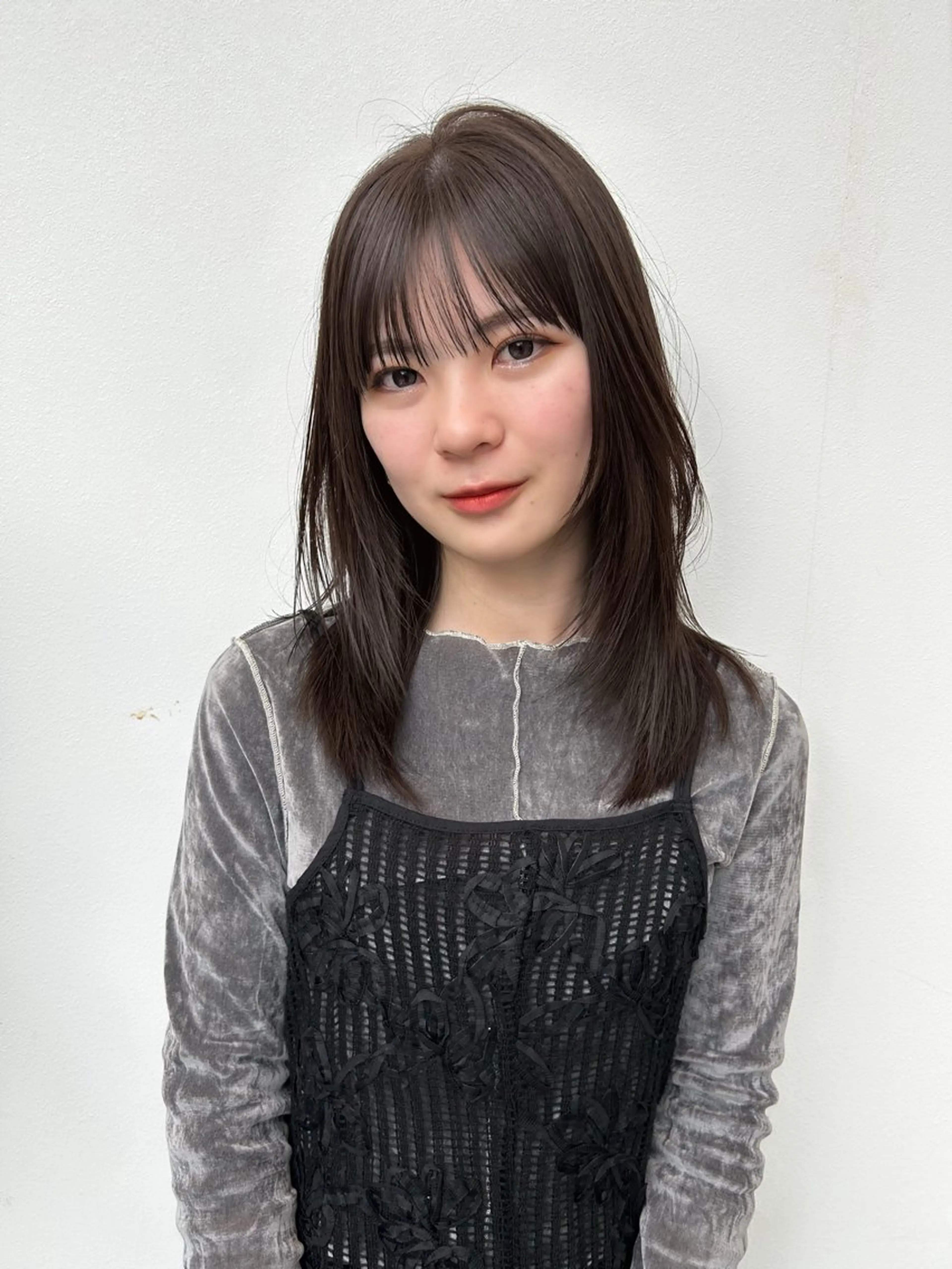 ミディアム カラー 透明感カラー k-twoういのヘアスタイル