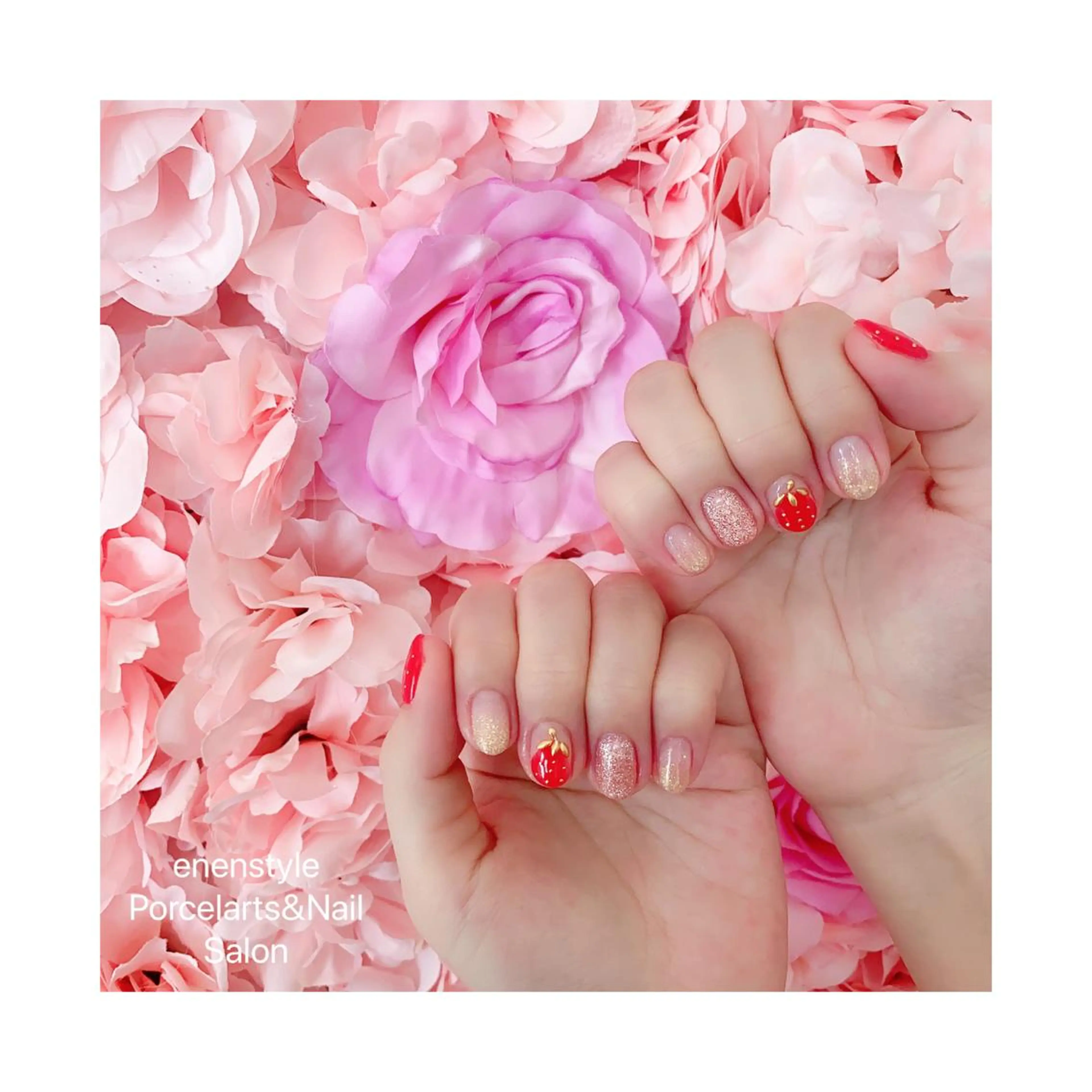 ミディアム ネイル ジェルネイル ニュアンスネイル オフィスネイル ワンカラーネイル パラジェル 👑enen style👑のネイルデザイン
