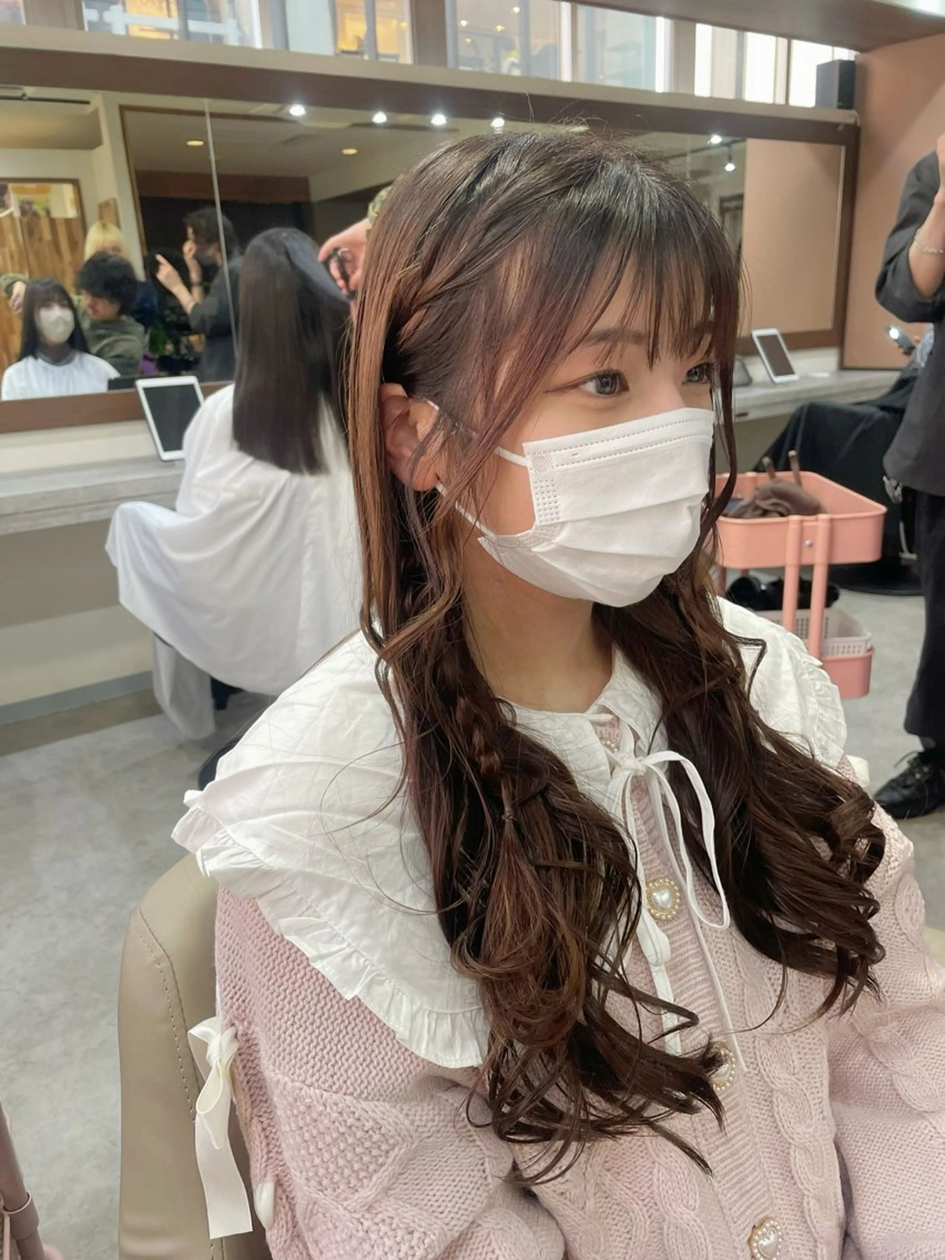 ロング ヘアセット 韓国風パーマ/ヘア セット/店長みづきのヘアスタイル