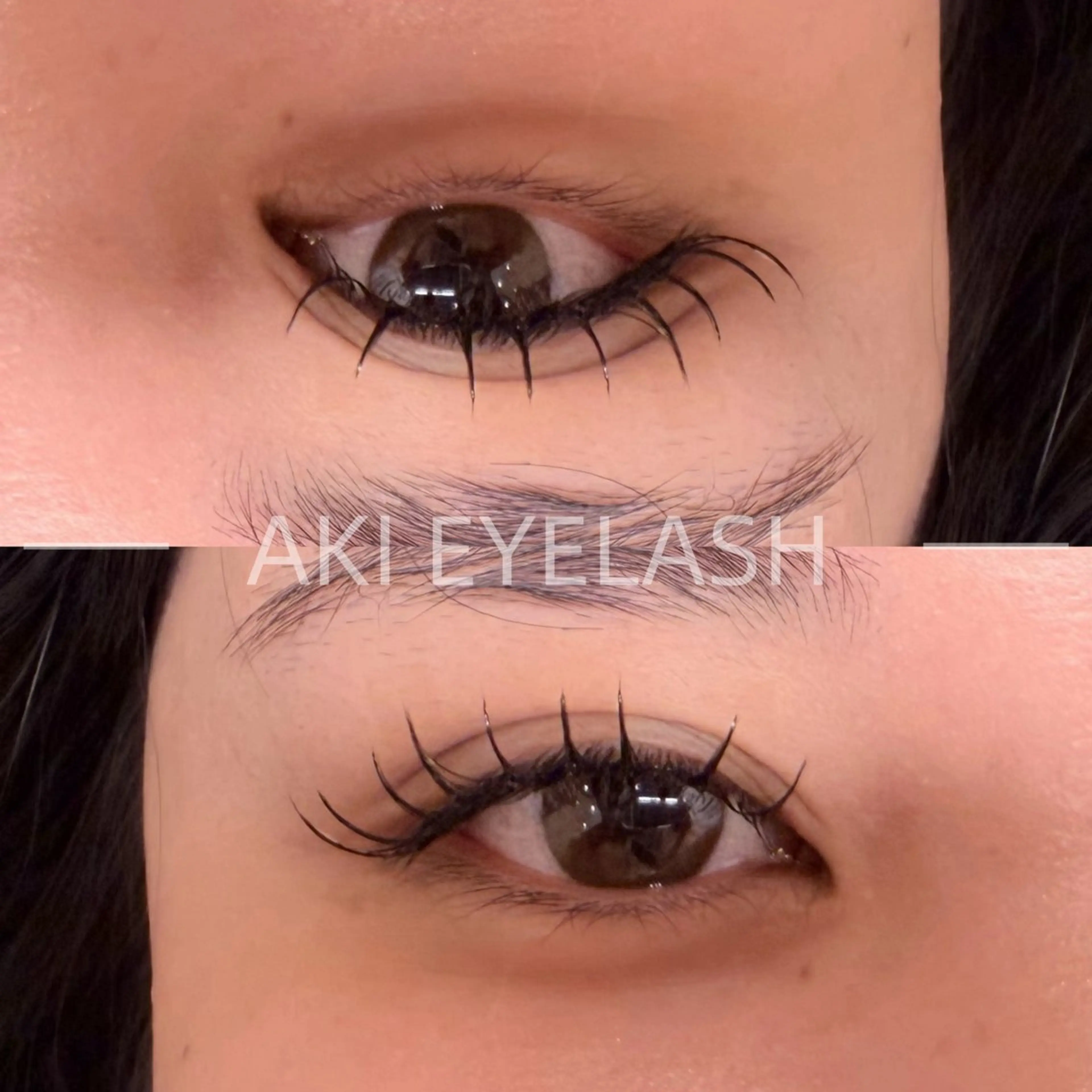 マツエク・マツパ 束感まつ毛 フラットラッシュ COCO EYELASHアキのマツエク・マツパデザイン