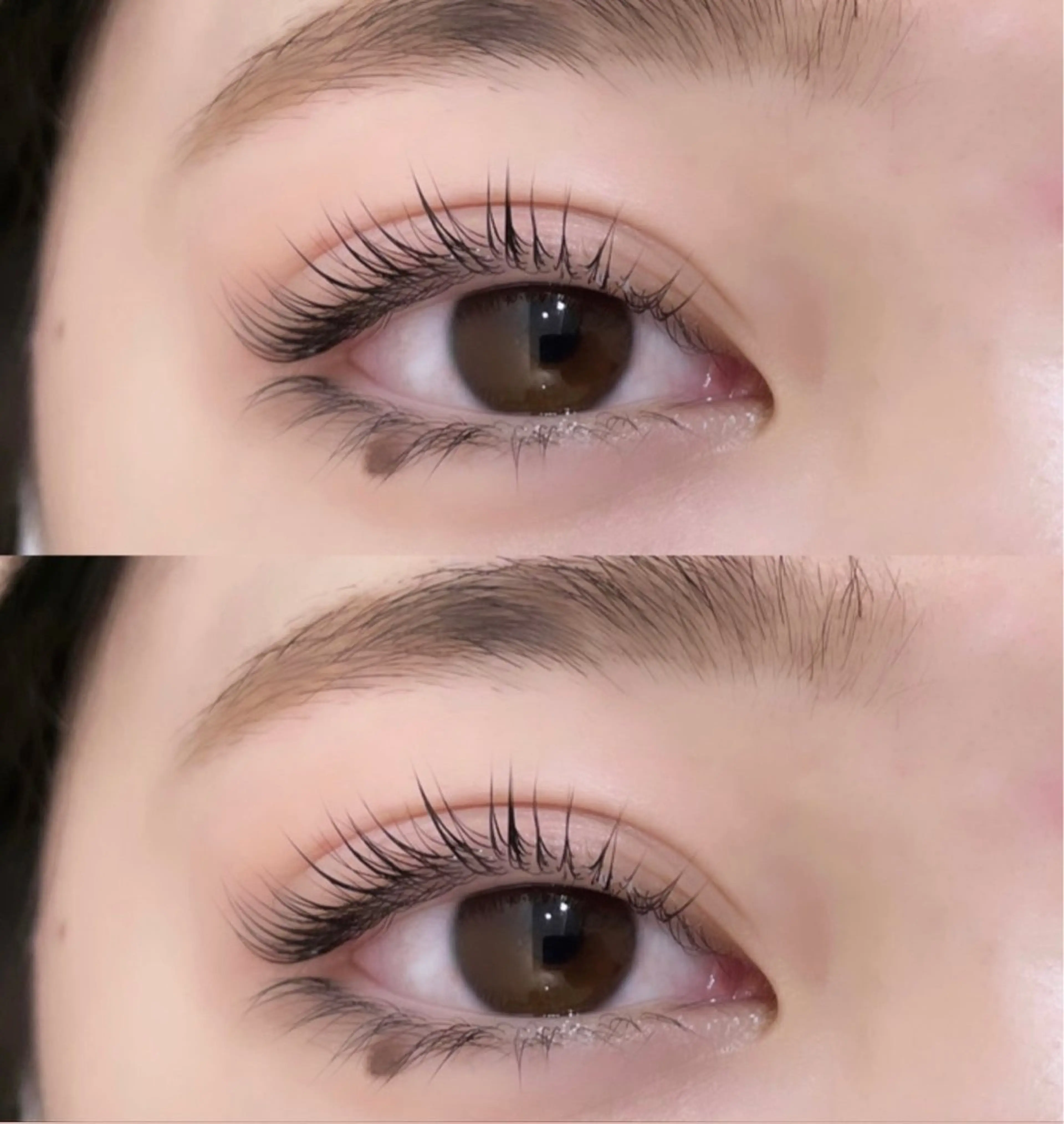 《 🌸ミニモ学割🌸 》˚✧₊🦋小顔 面長解消🦋 上下まつげパーマ（design選べます）Trｺｰﾃｨﾝｸﾞ付🫧の写真