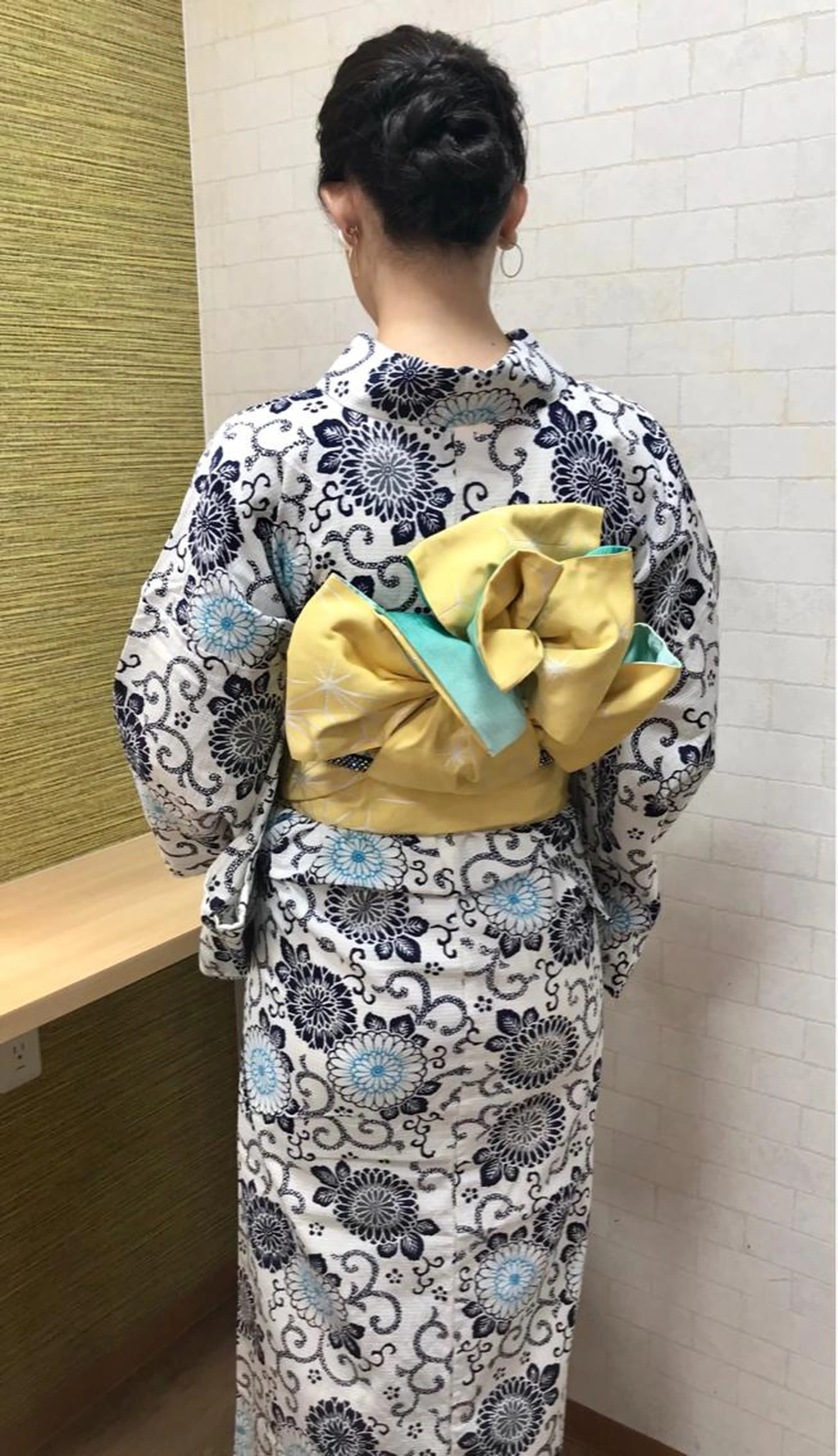 浴衣の着付け ヘアセットの写真