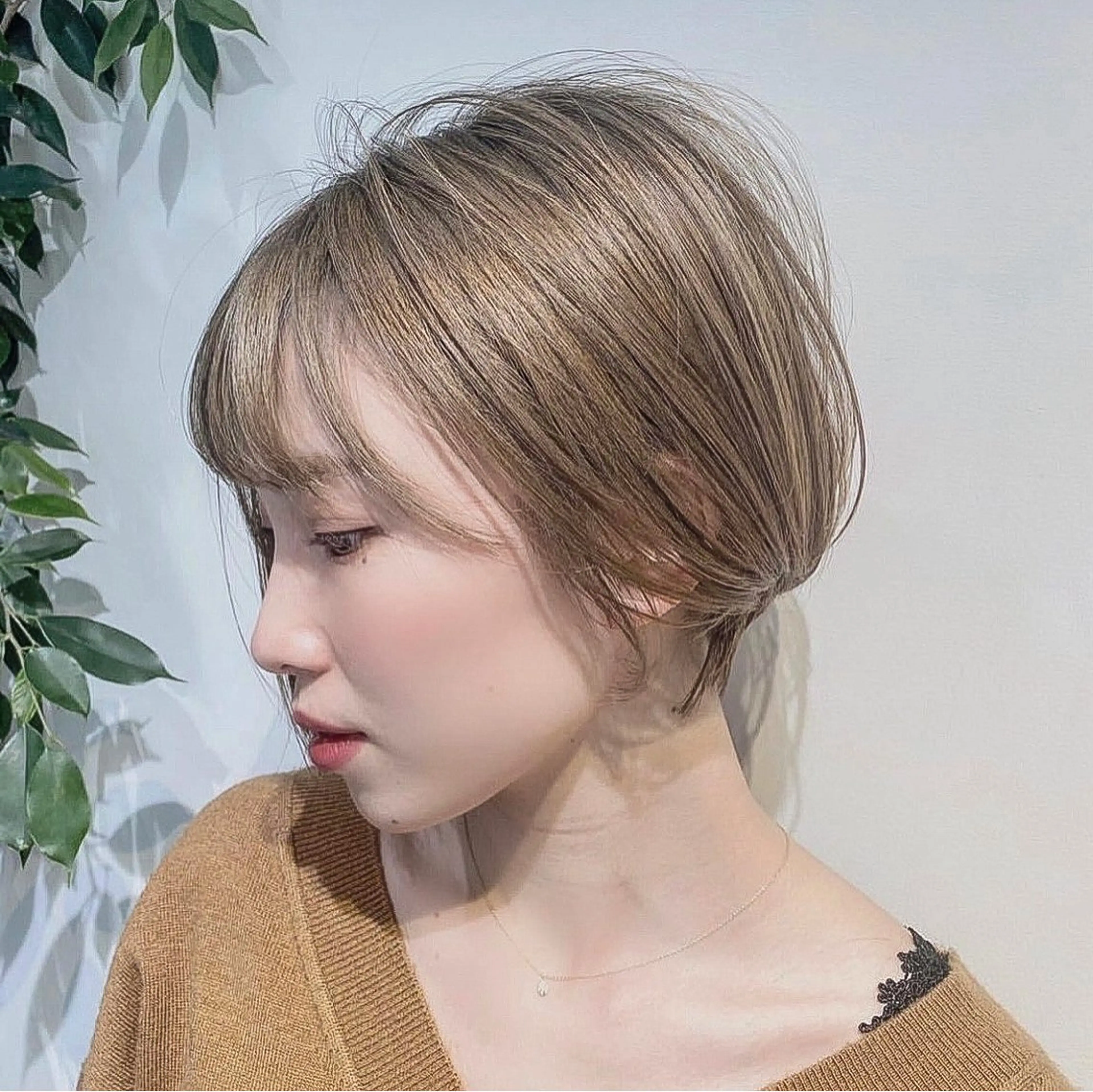 ショート 丸みショート ショートヘア カット ヘアカラー カット特化 /BLUET/新宿のヘアスタイル