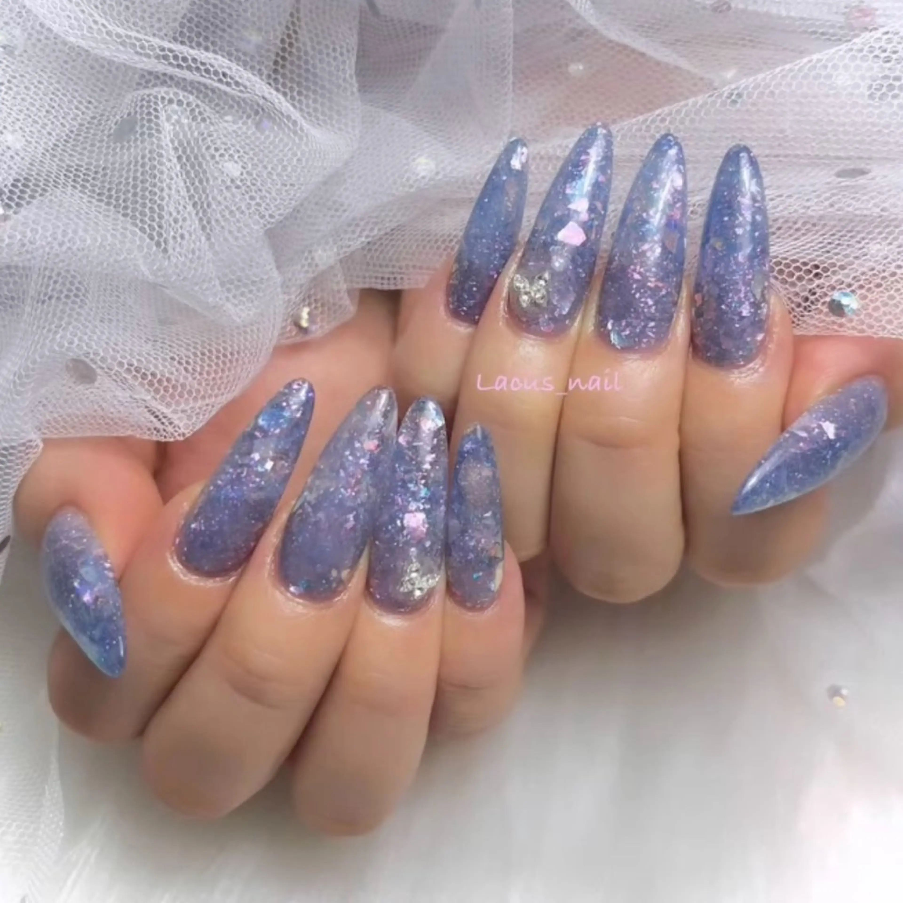 ネイル アートネイル スカルプネイル Nail Salon Lacusのネイルデザイン