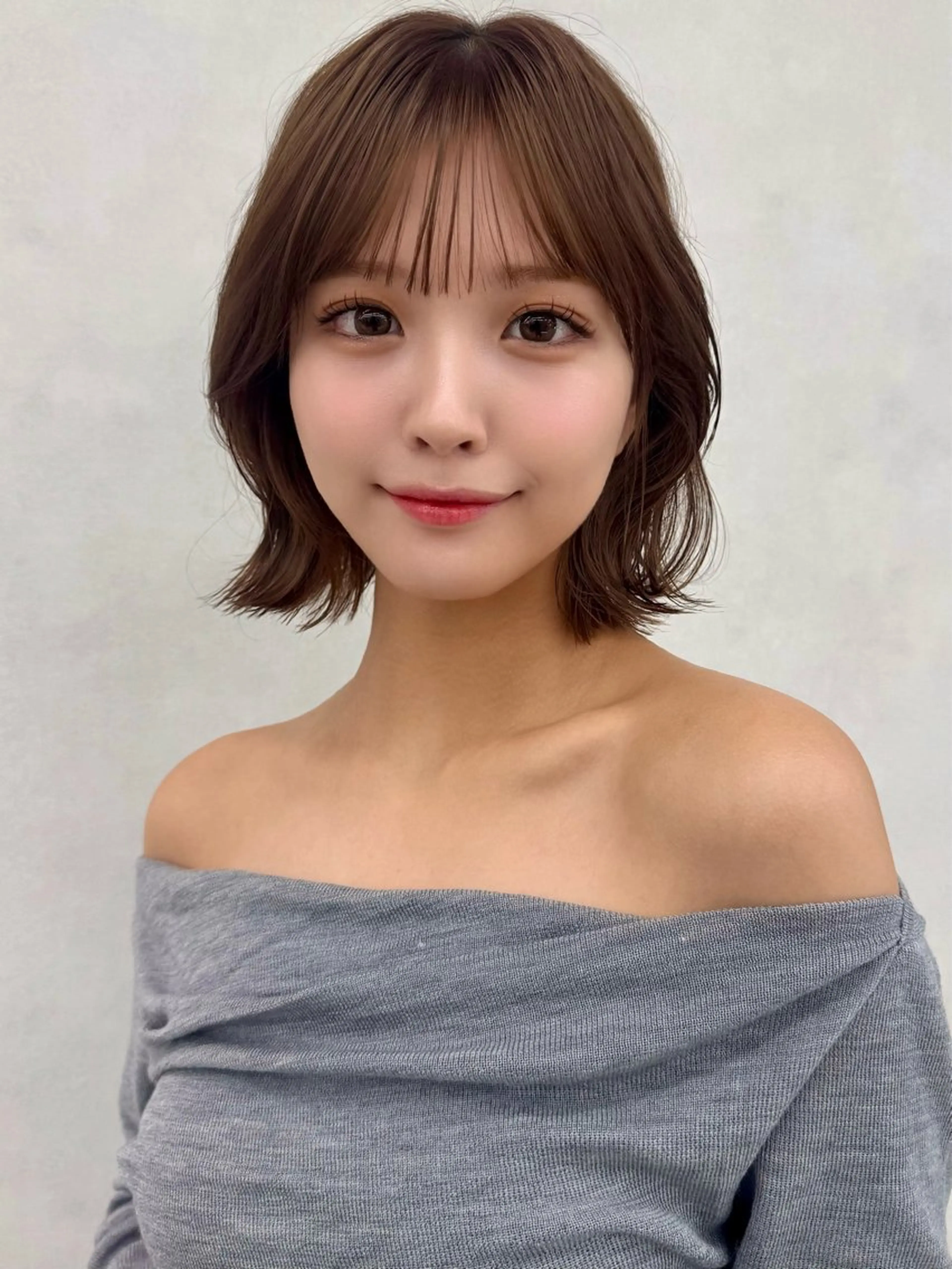 ショート カラー ヘアカラー トリートメント 初瀬 里桜のヘアスタイル