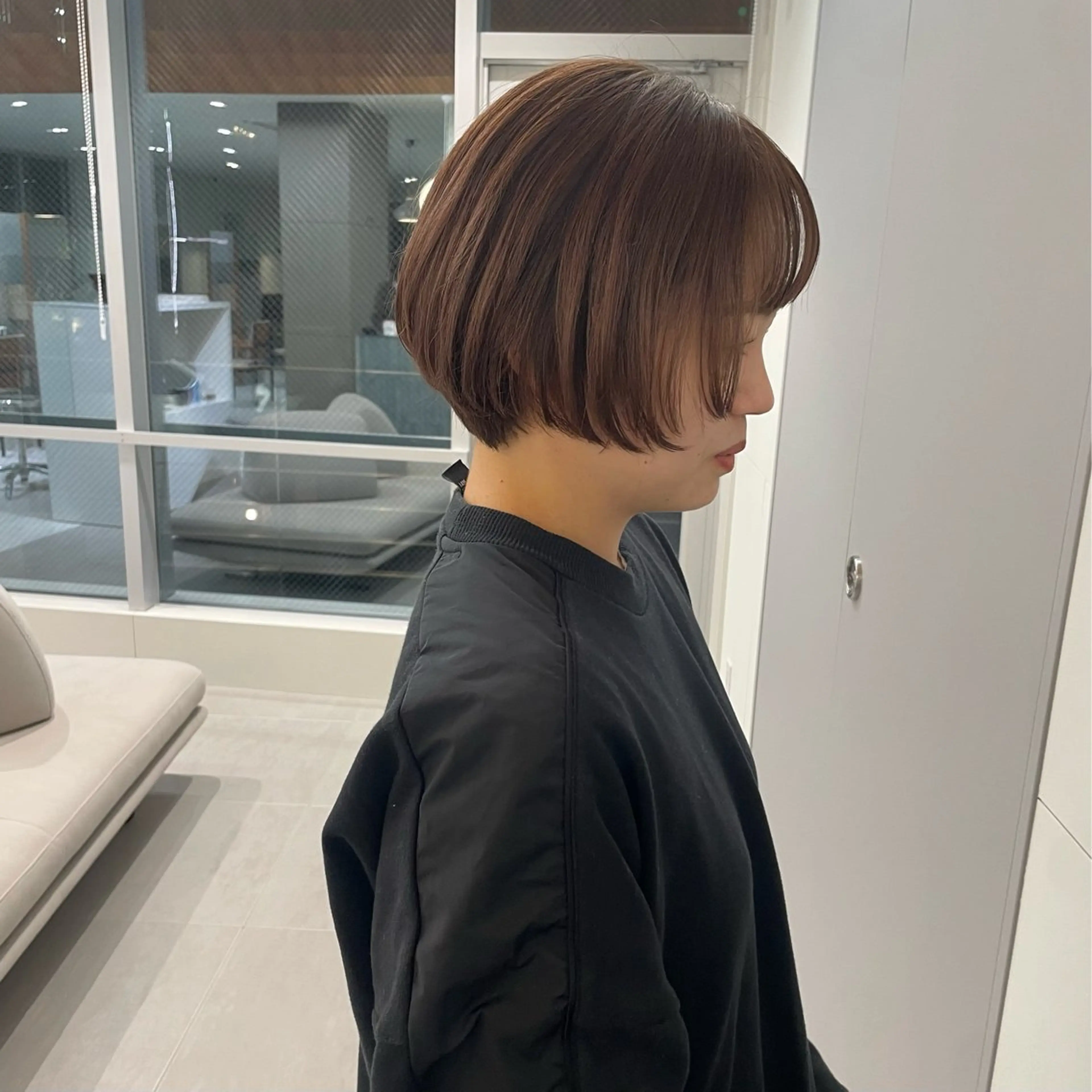 ショート カット トリートメント 髪質改善カラー/ボブ 🌻Mutsumiのヘアスタイル