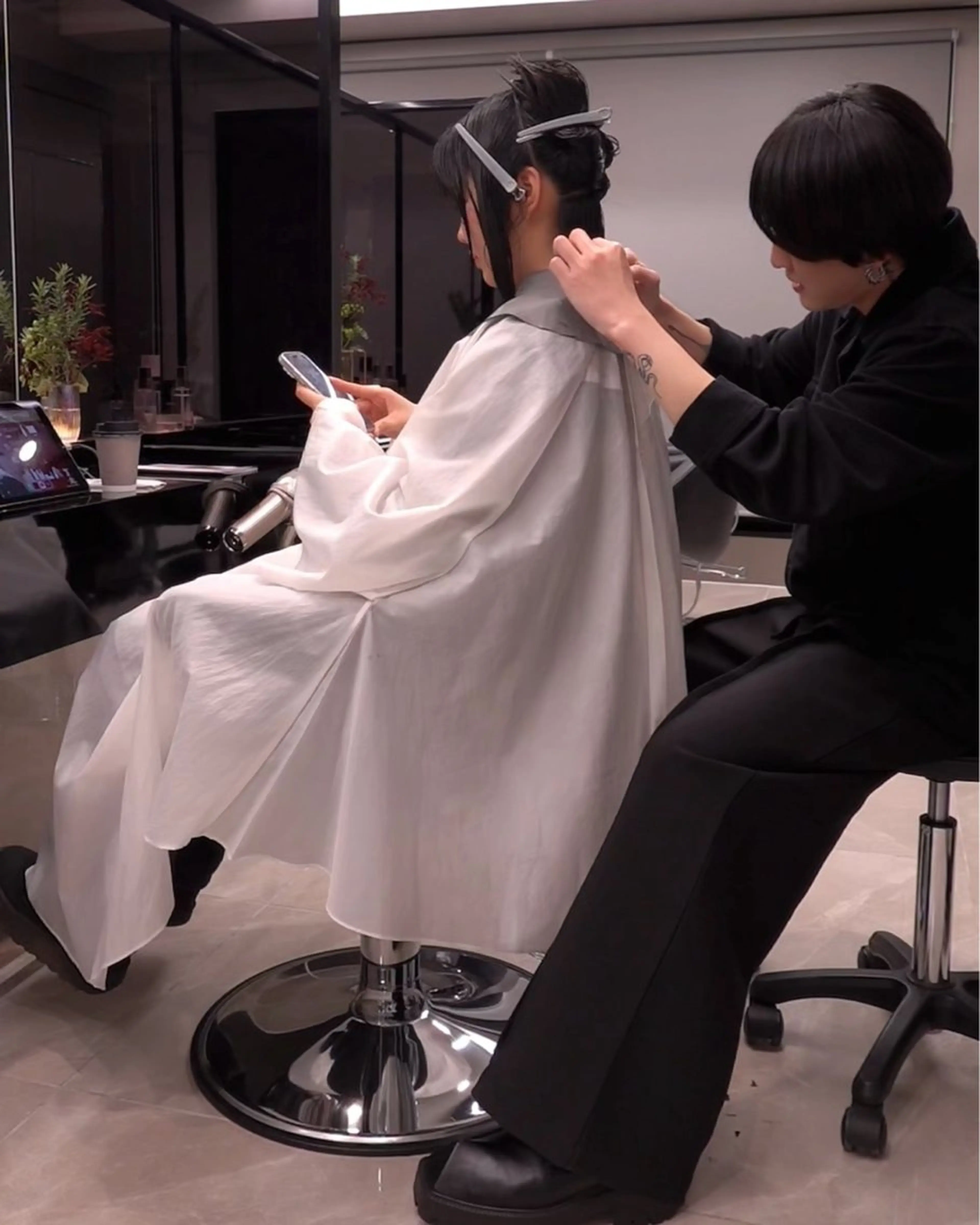 ミディアム 川田大輝 ナチュラルモードのヘアスタイル