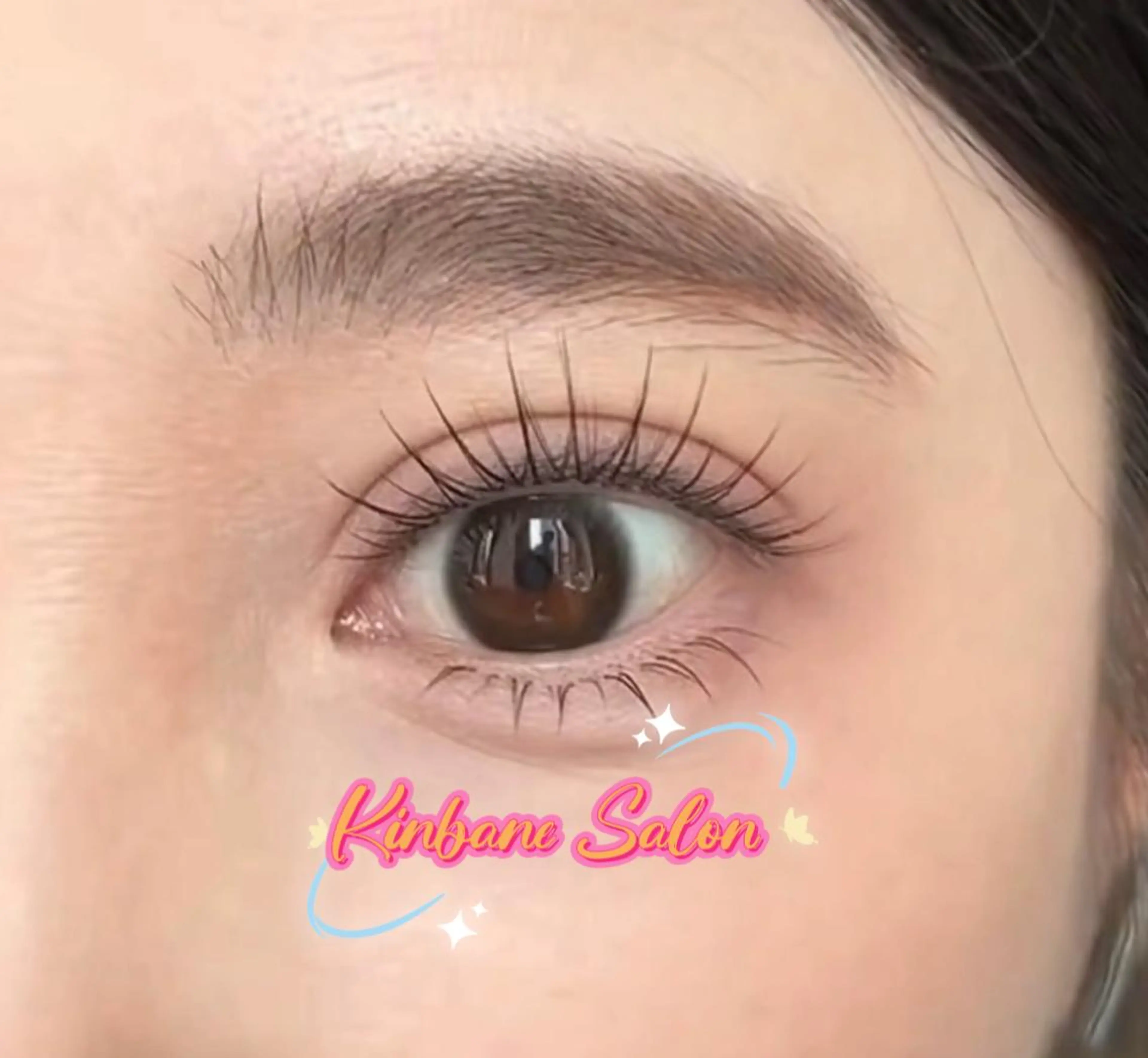 マツエク・マツパ 韓国風マツエク パリジェンヌラッシュリフト まつげパーマ 下まつげエクステ 一重×まつ毛パーマ 東 奈那のマツエク・マツパデザイン