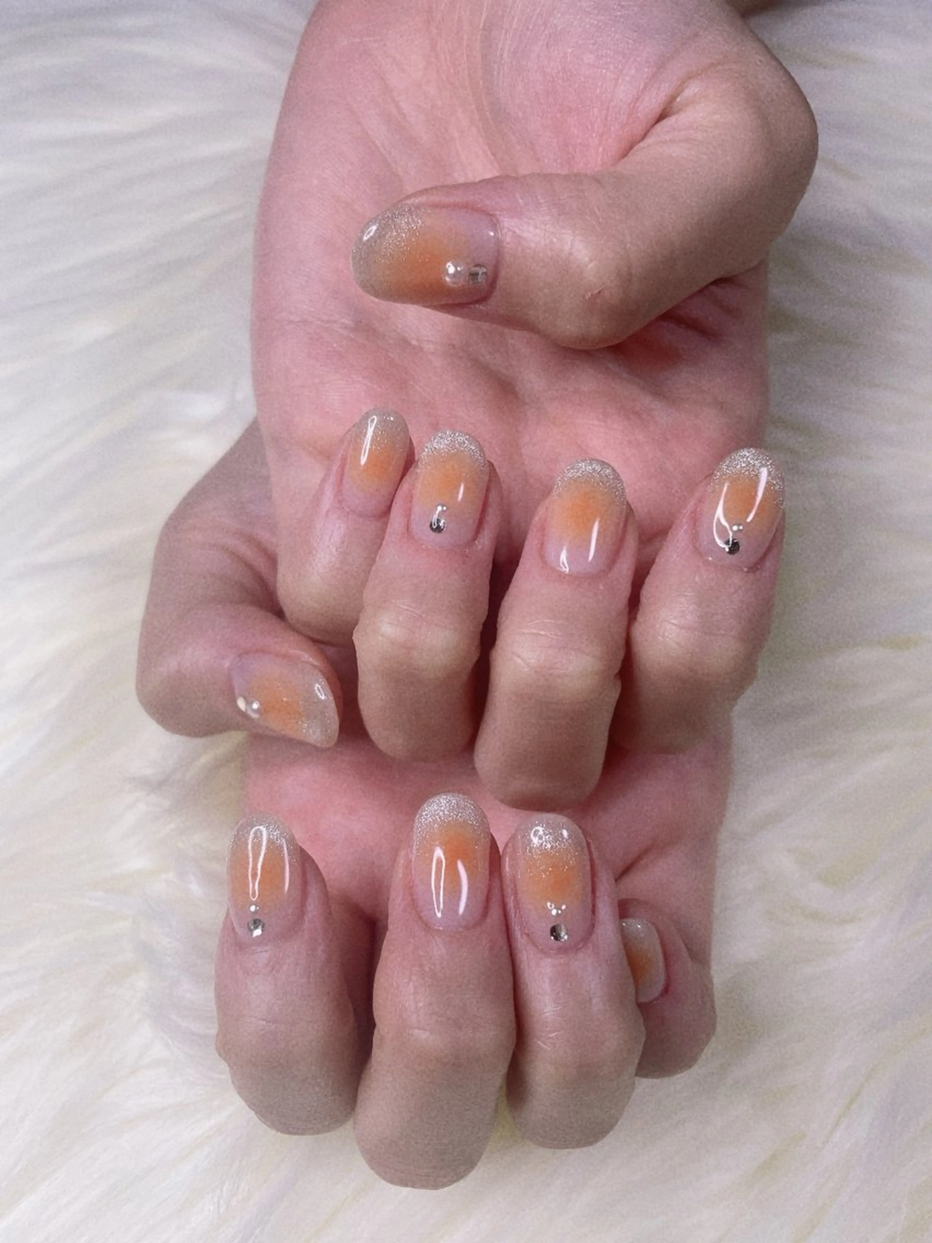 ネイル チークネイル マグネットネイル オフィスネイル cherish nailのネイルデザイン