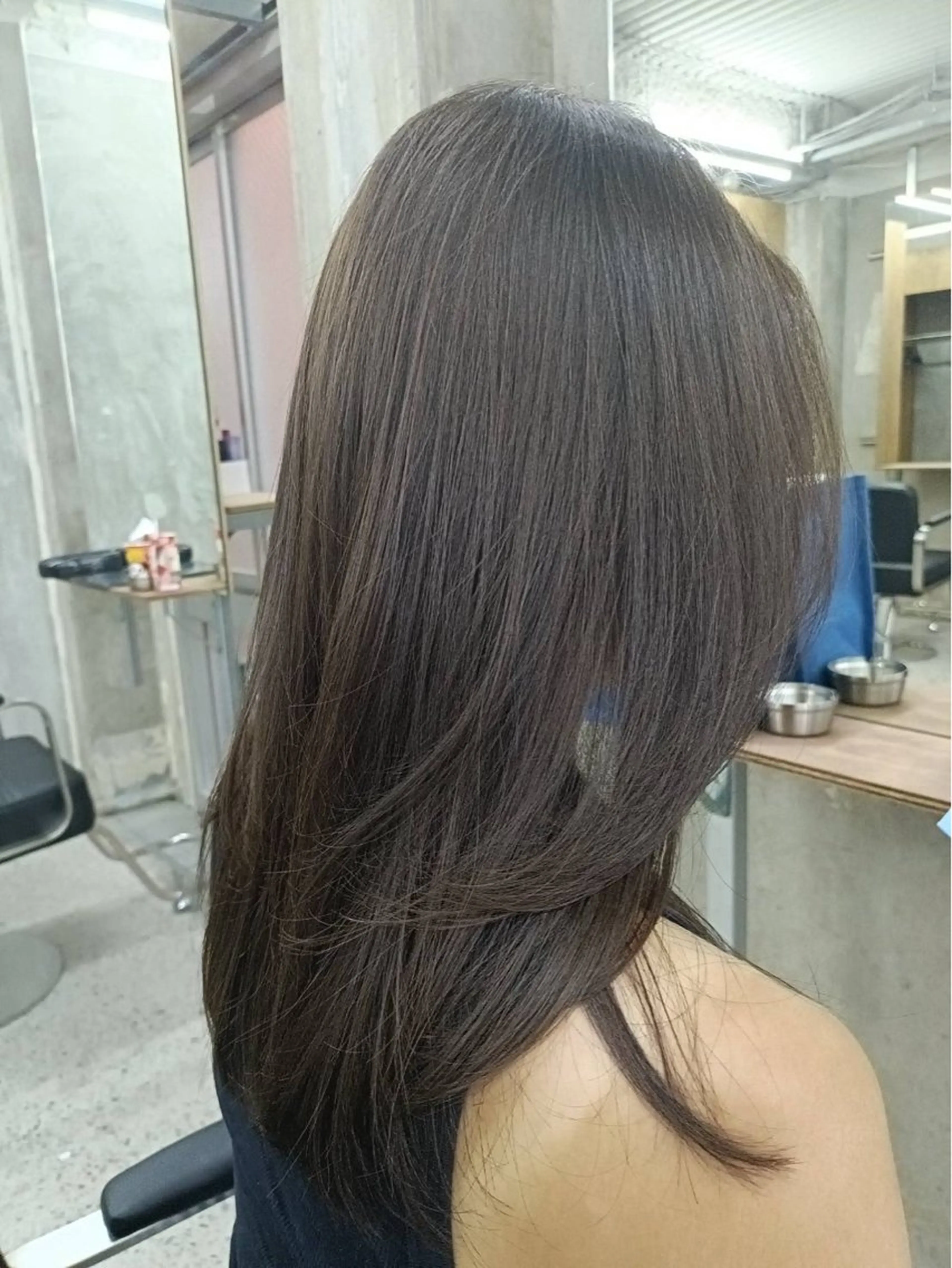 ミディアム カラー 【透明感ツヤカラー】 三浦寛之のヘアスタイル