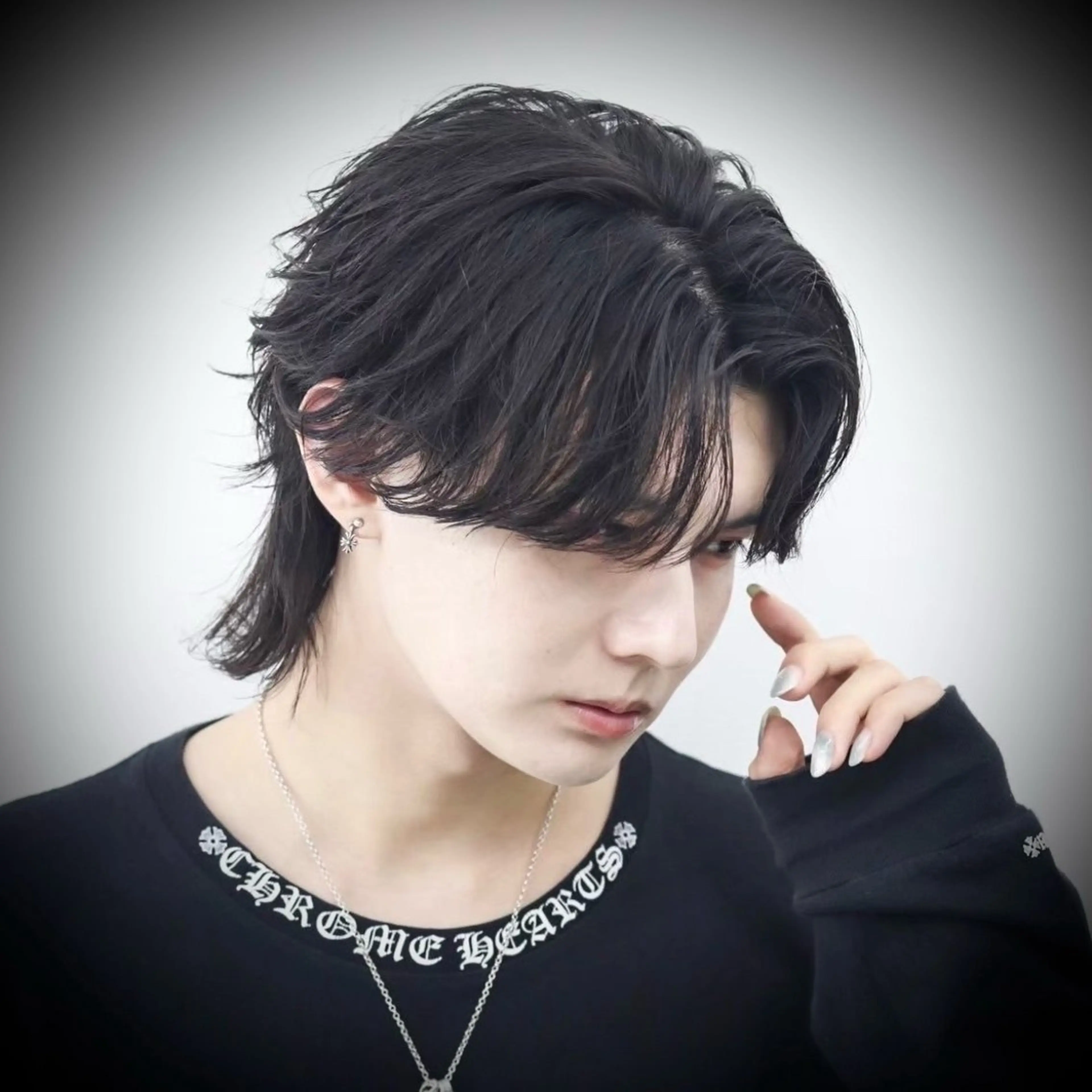 ショート メンズ センターパート メンズウルフカット ウルフカット カット 🔥YUSUKE🔥 メンズ特化👑のヘアスタイル